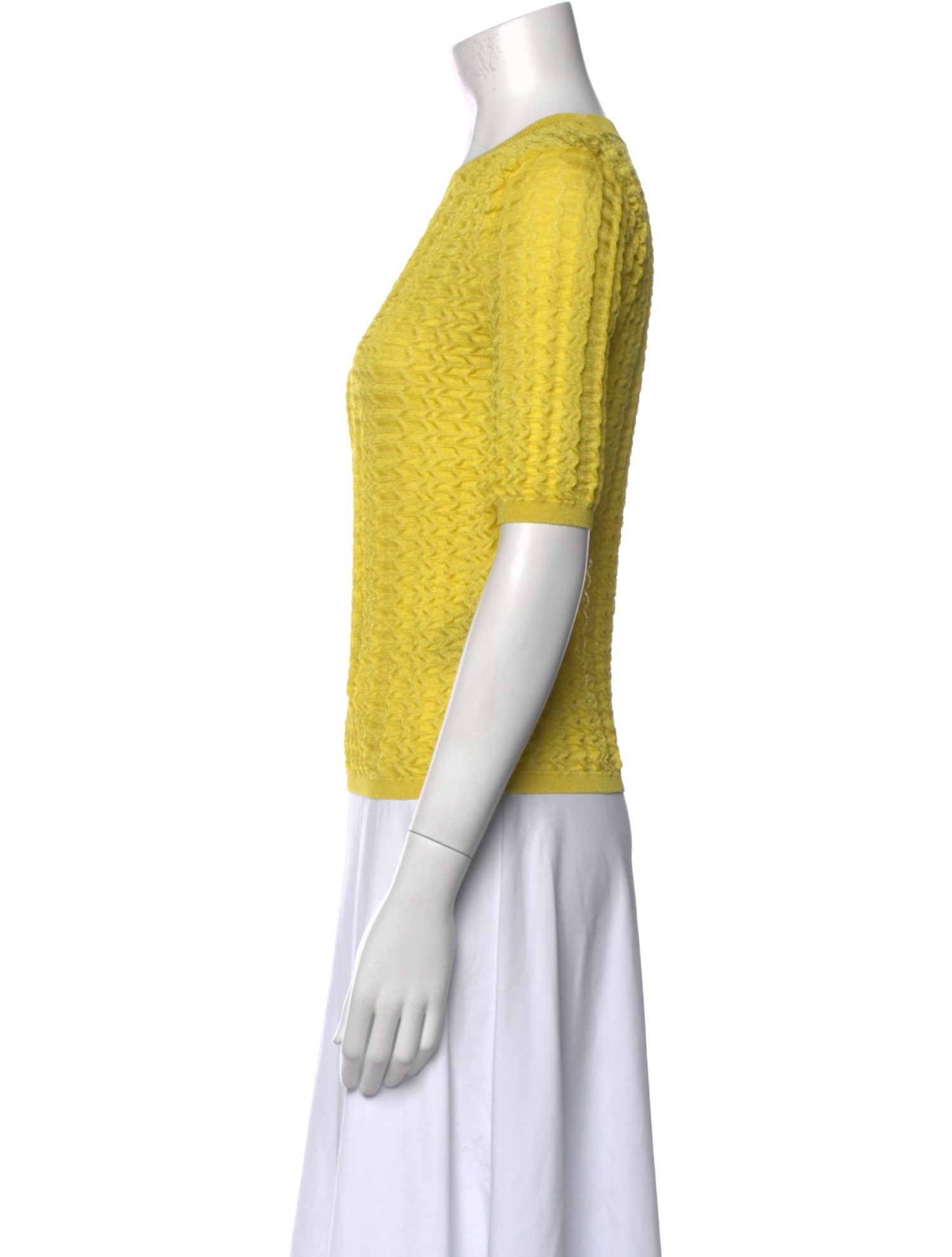 Dries Van Noten Crew Neck Short Sleeve Top