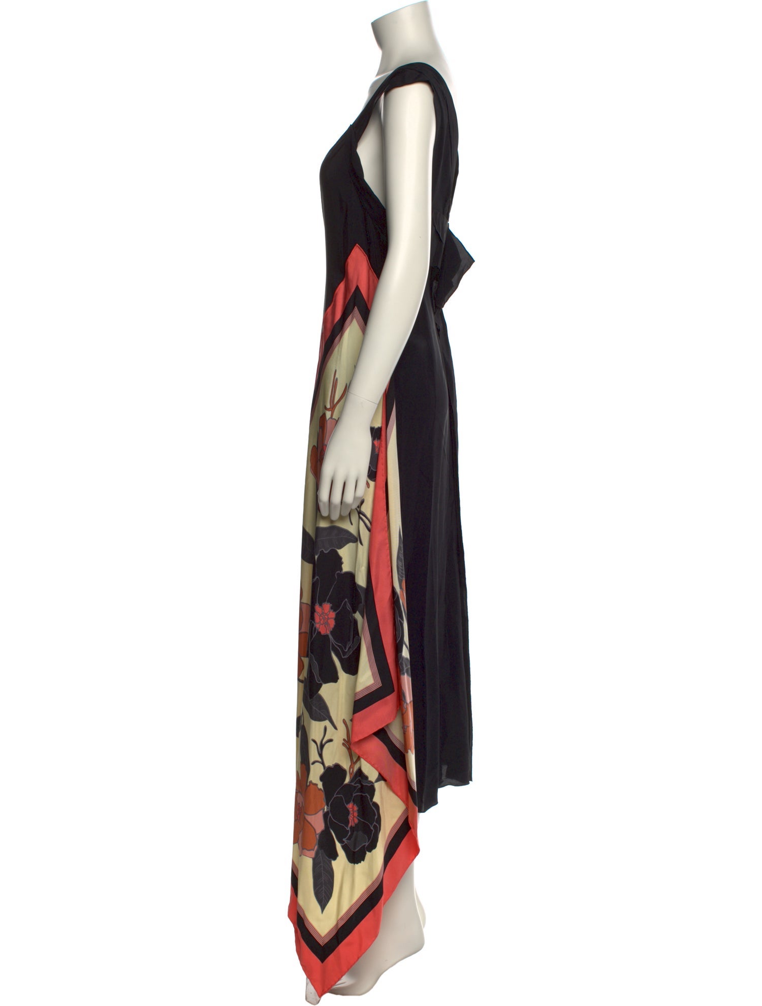 Dries Van Noten Printed Long Dress
