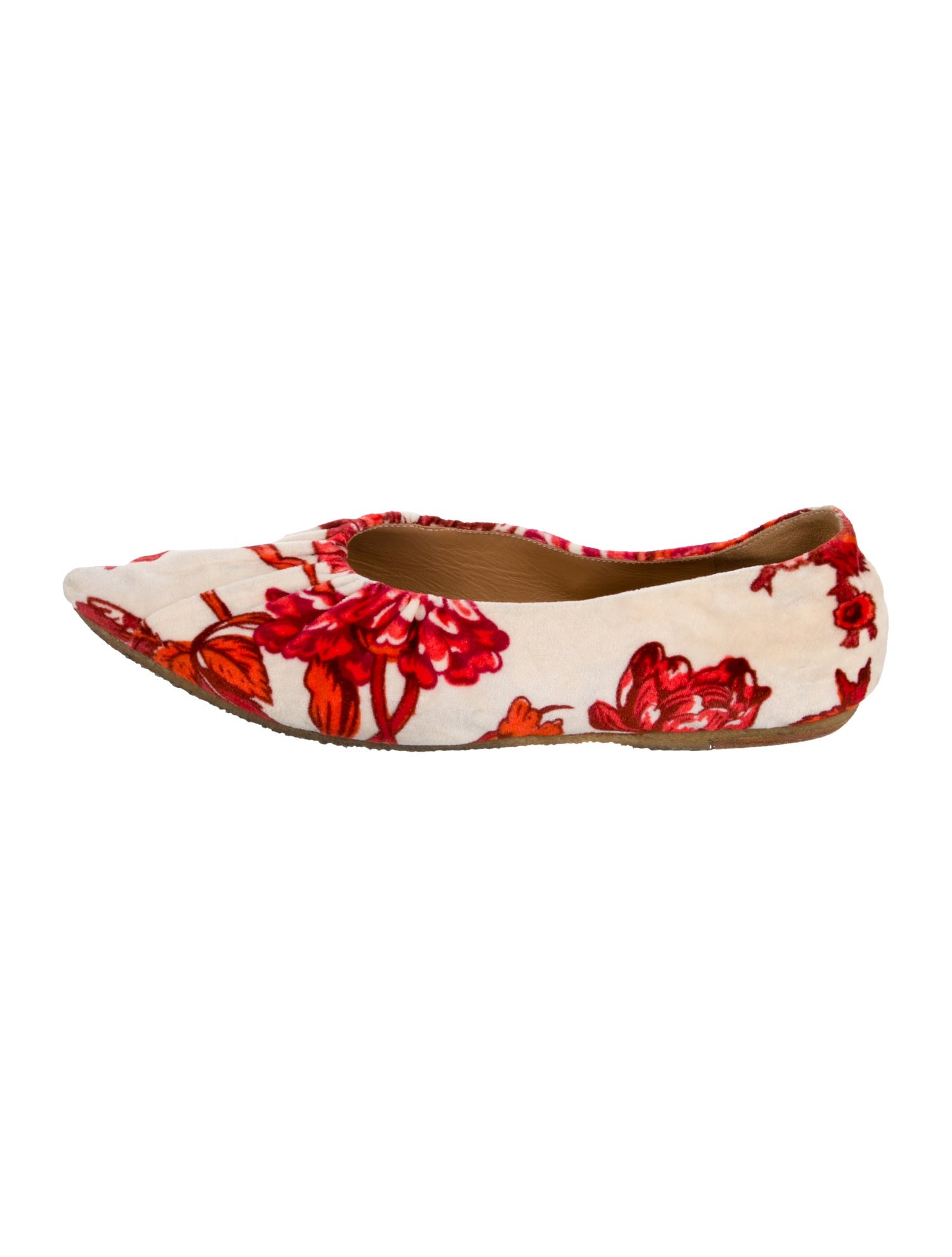 Dries Van Noten Printed Flats