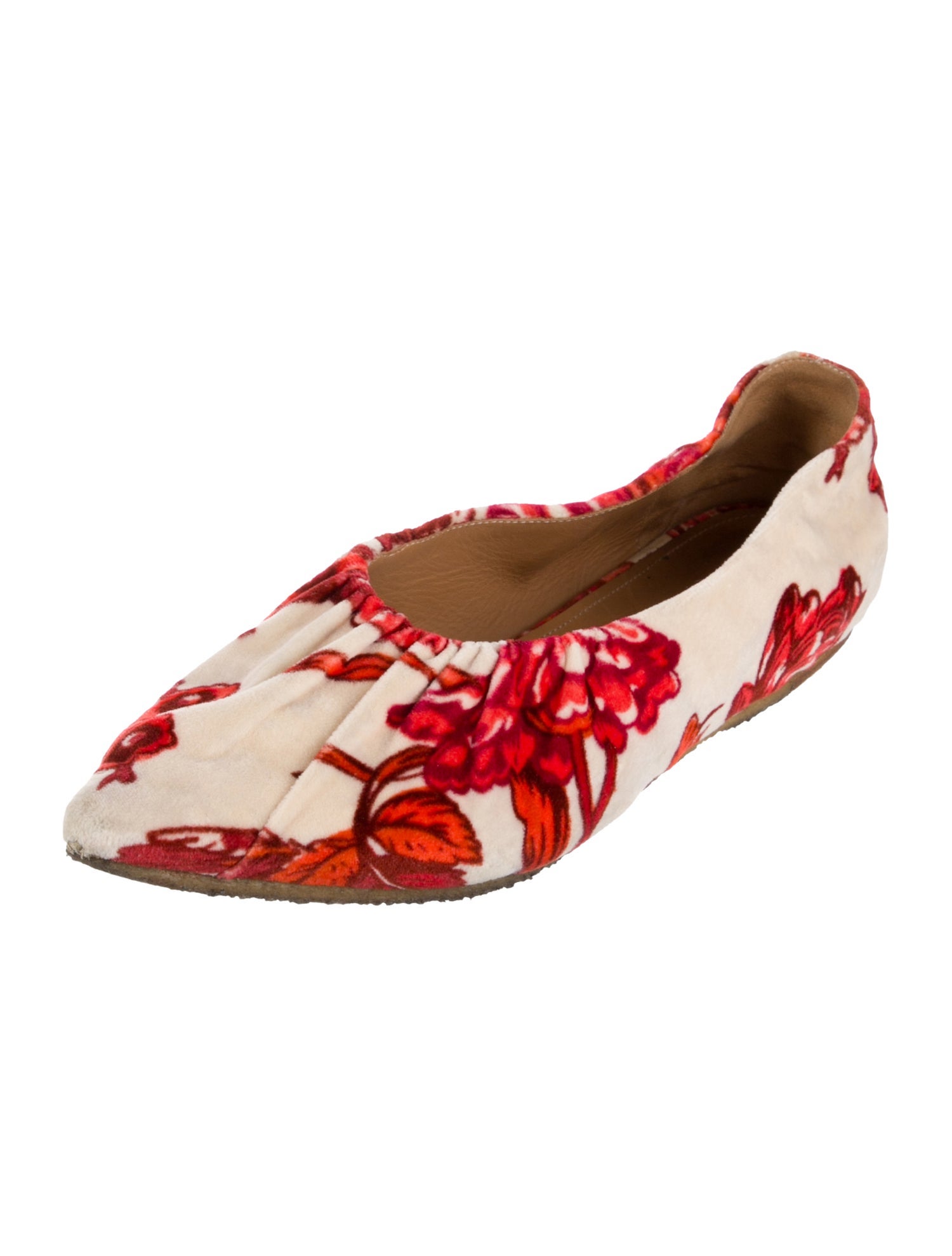 Dries Van Noten Printed Flats