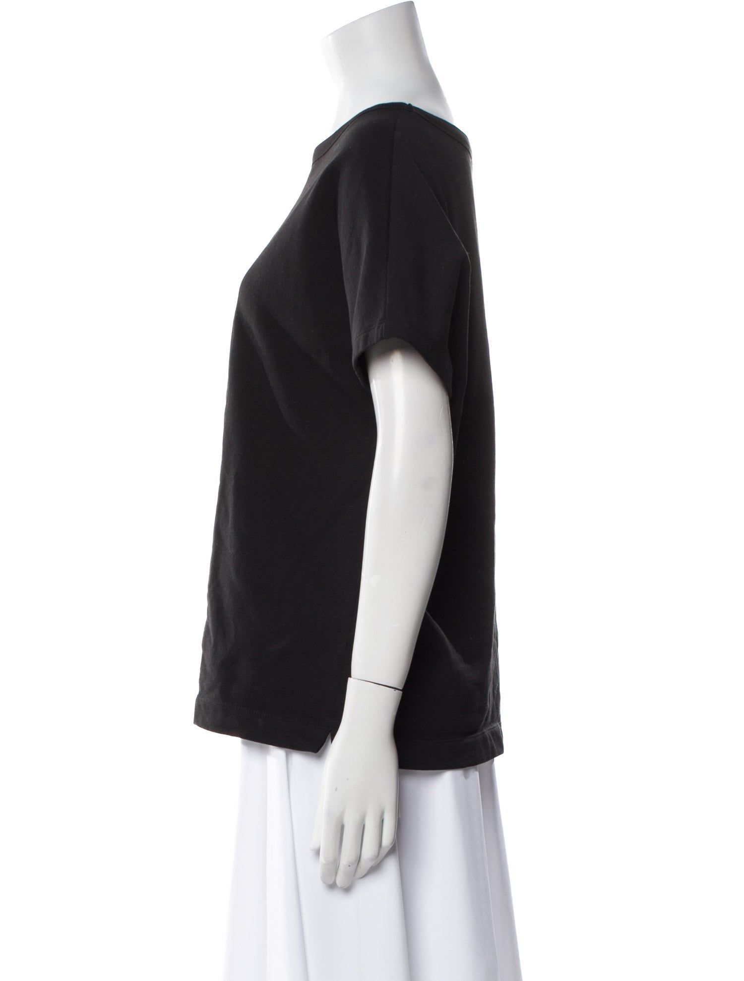 Dries Van Noten Bateau Neckline Short Sleeve T-Shirt