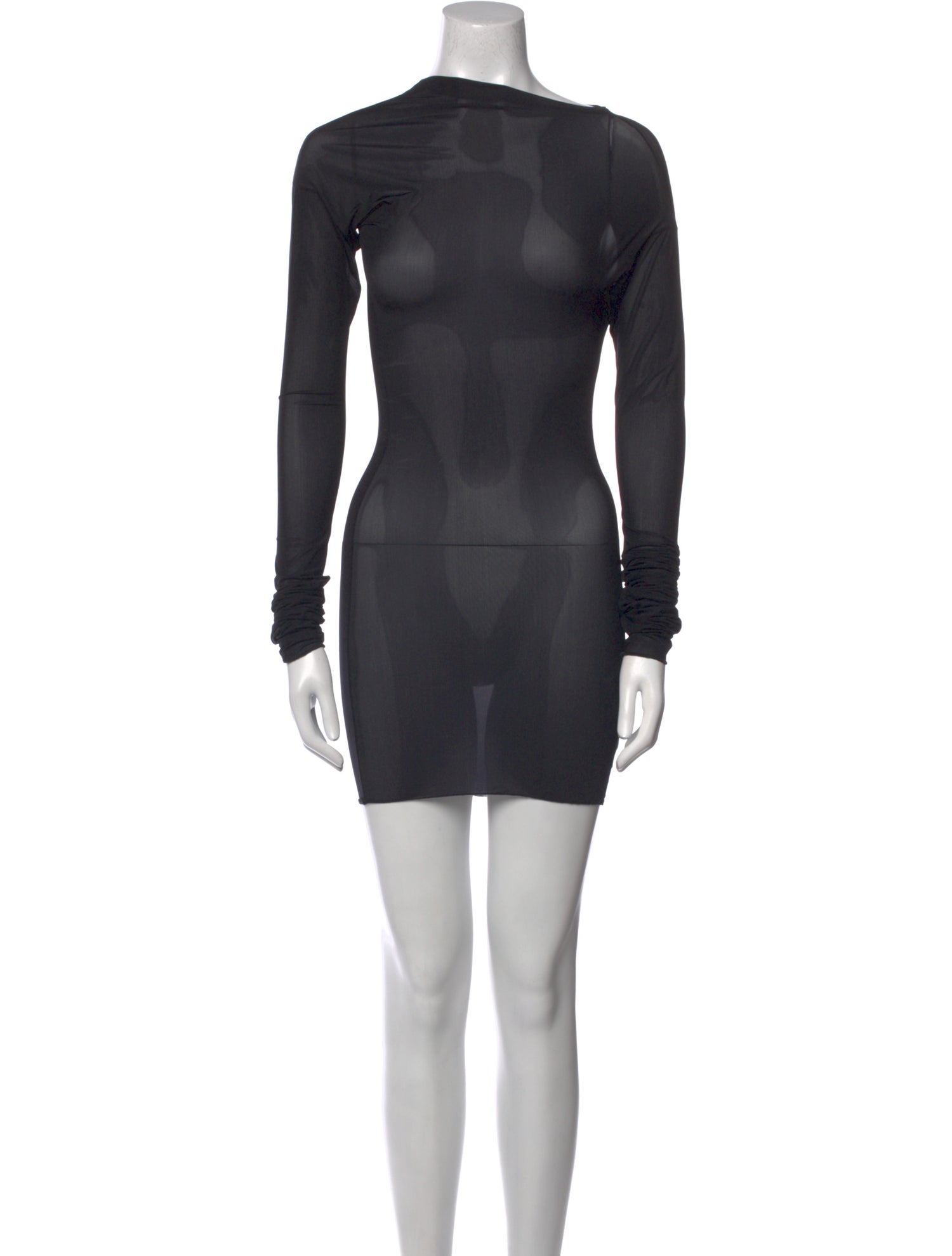 Dries Van Noten Bateau Neckline Mini Dress