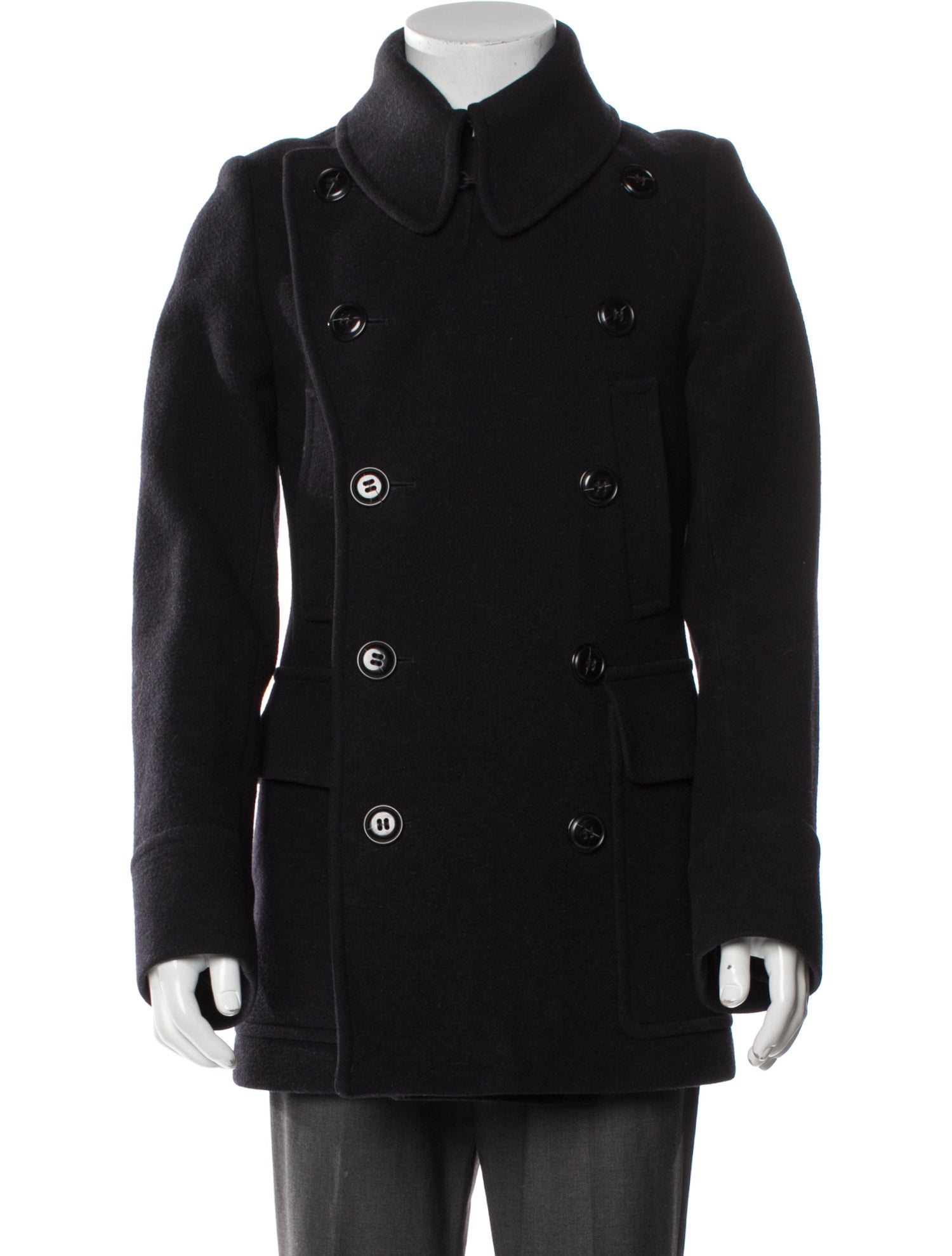 Dries Van Noten Wool Peacoat