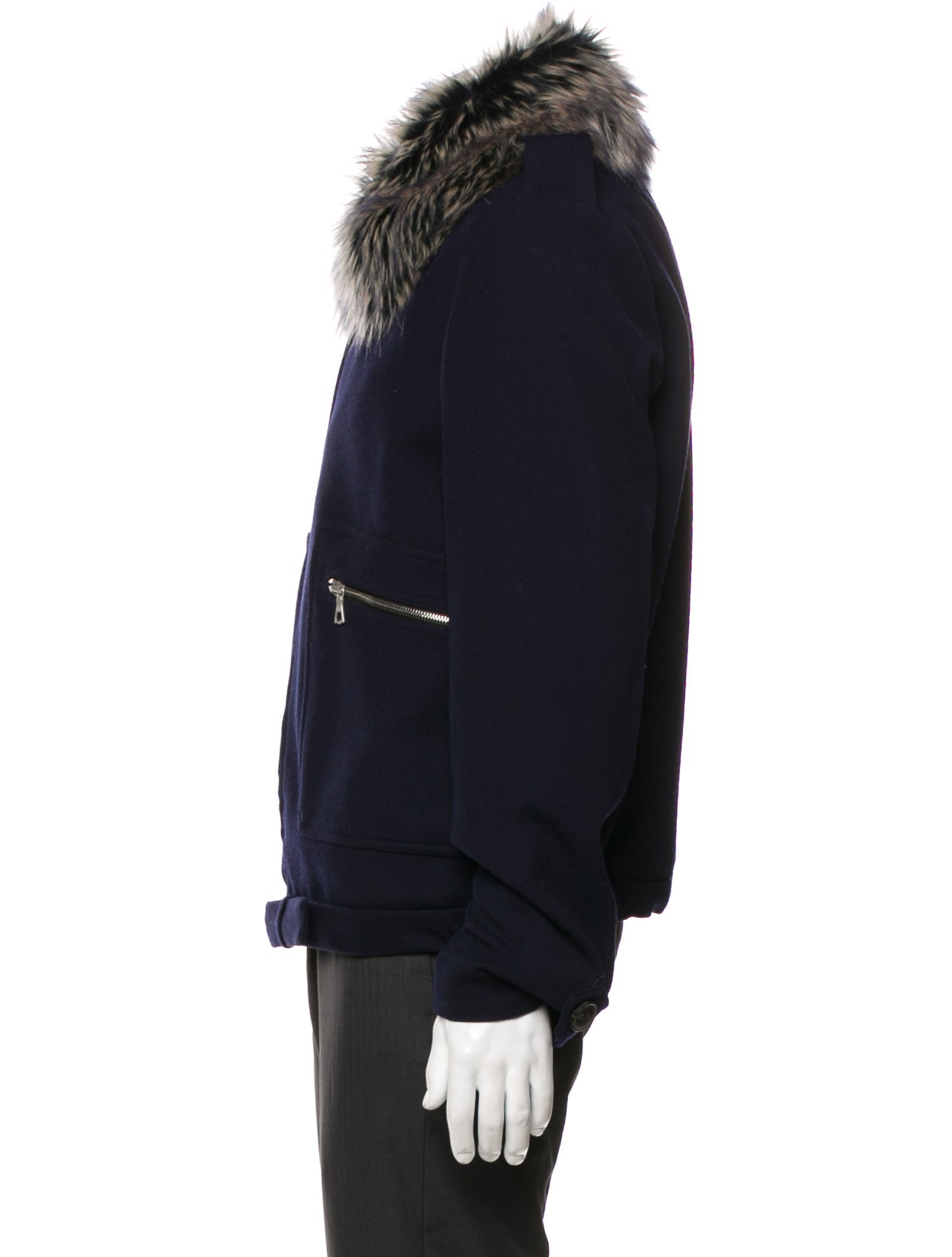 Dries Van Noten Wool Windbreaker