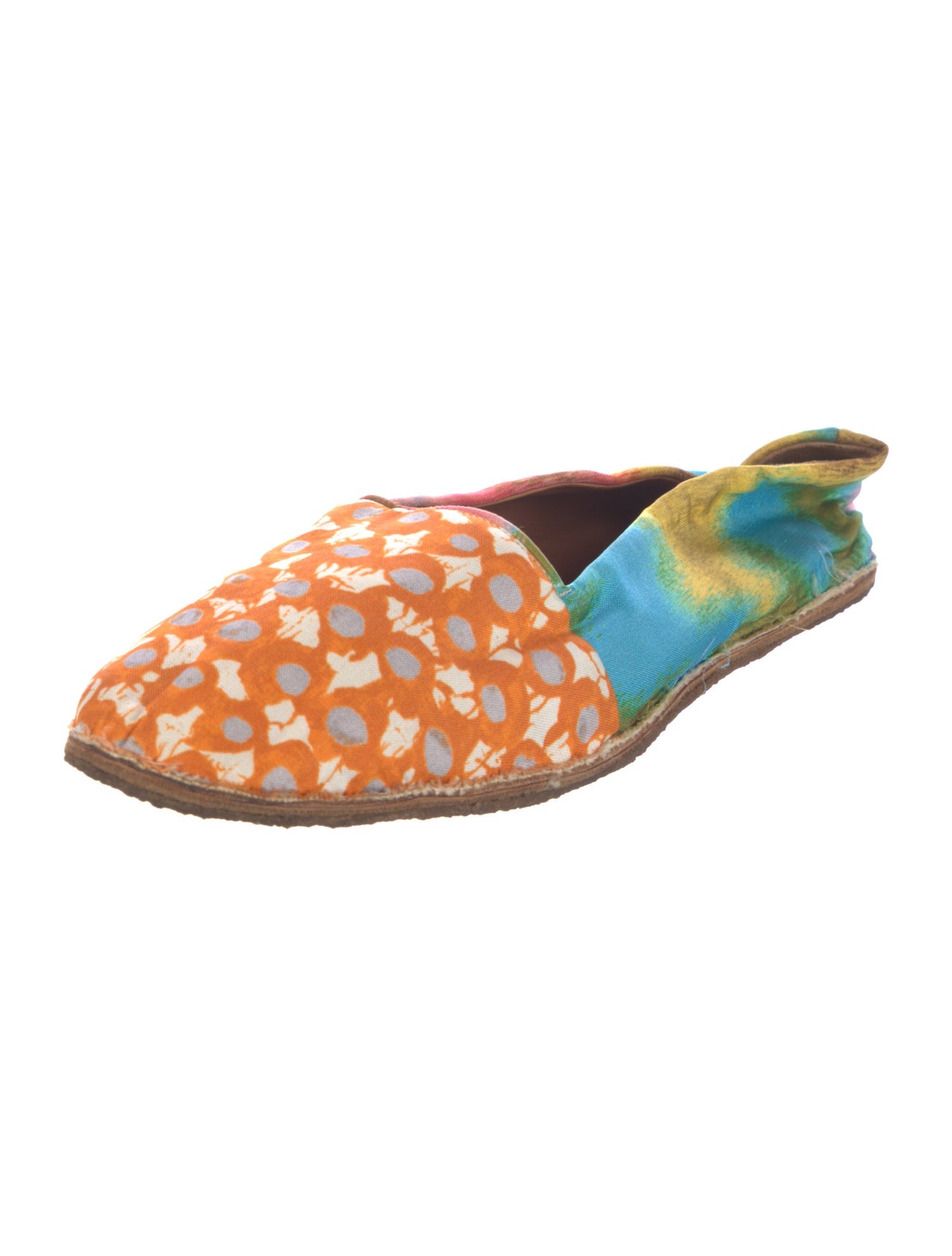 Dries Van Noten Printed Mules