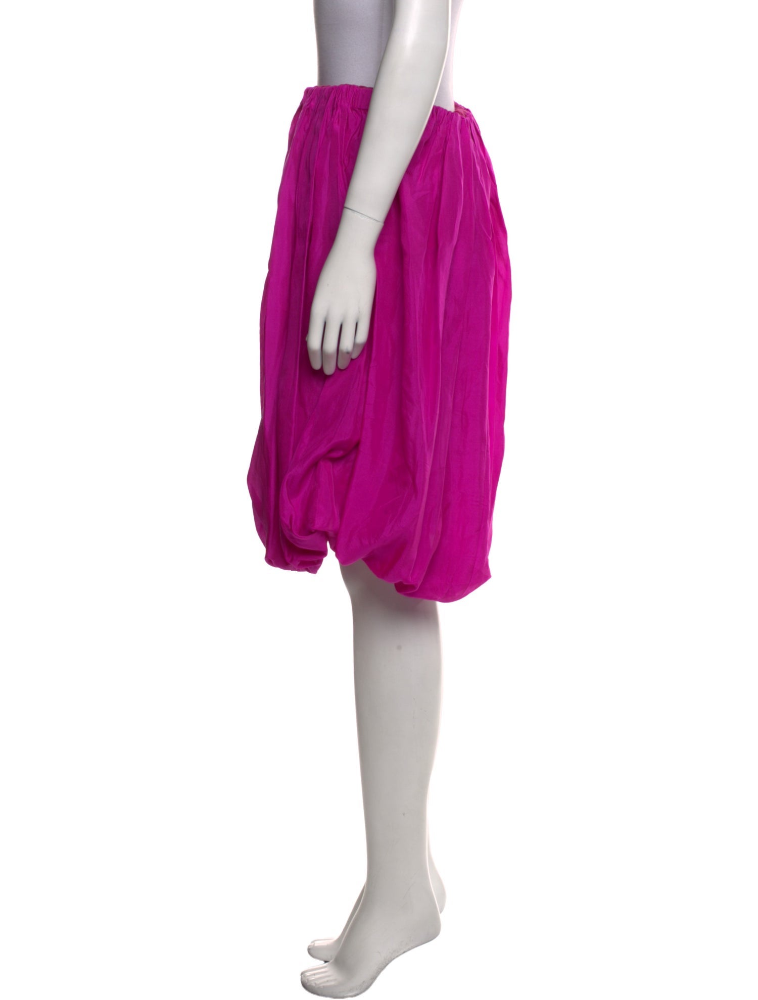 Dries Van Noten Pleated Accents Knee-Length Skirt