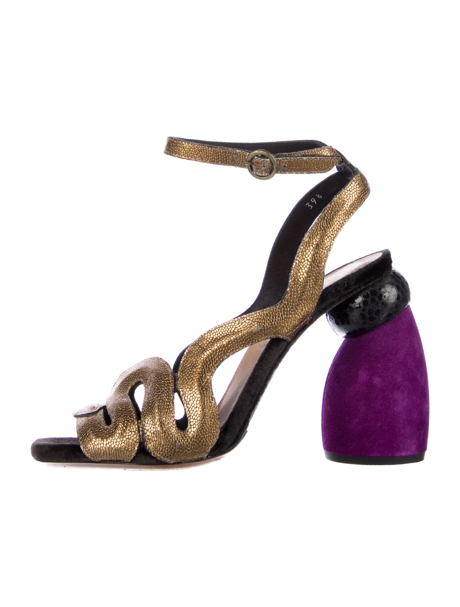 Dries Van Noten Suede Sandals