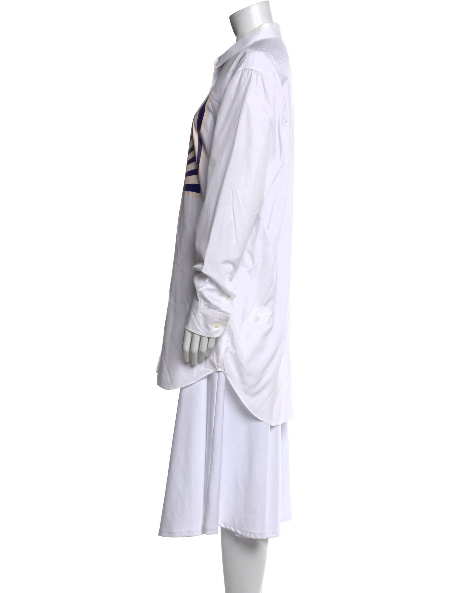 Dries Van Noten Graphic Print Long Sleeve Tunic