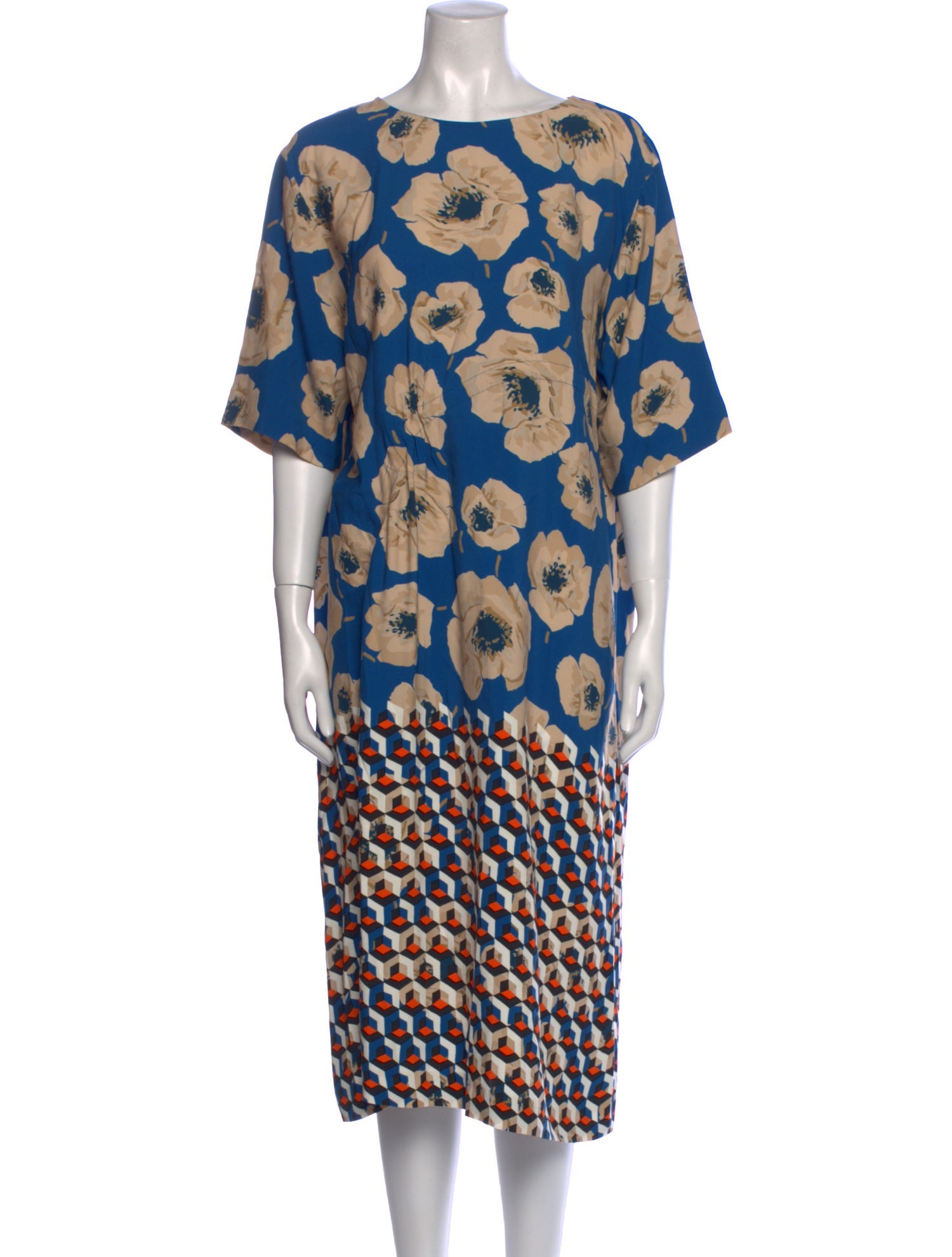 Dries Van Noten Printed Midi Length Dress