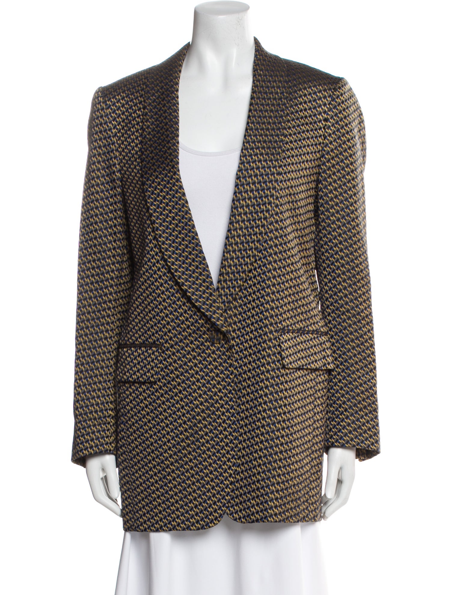 Dries Van Noten Printed Blazer