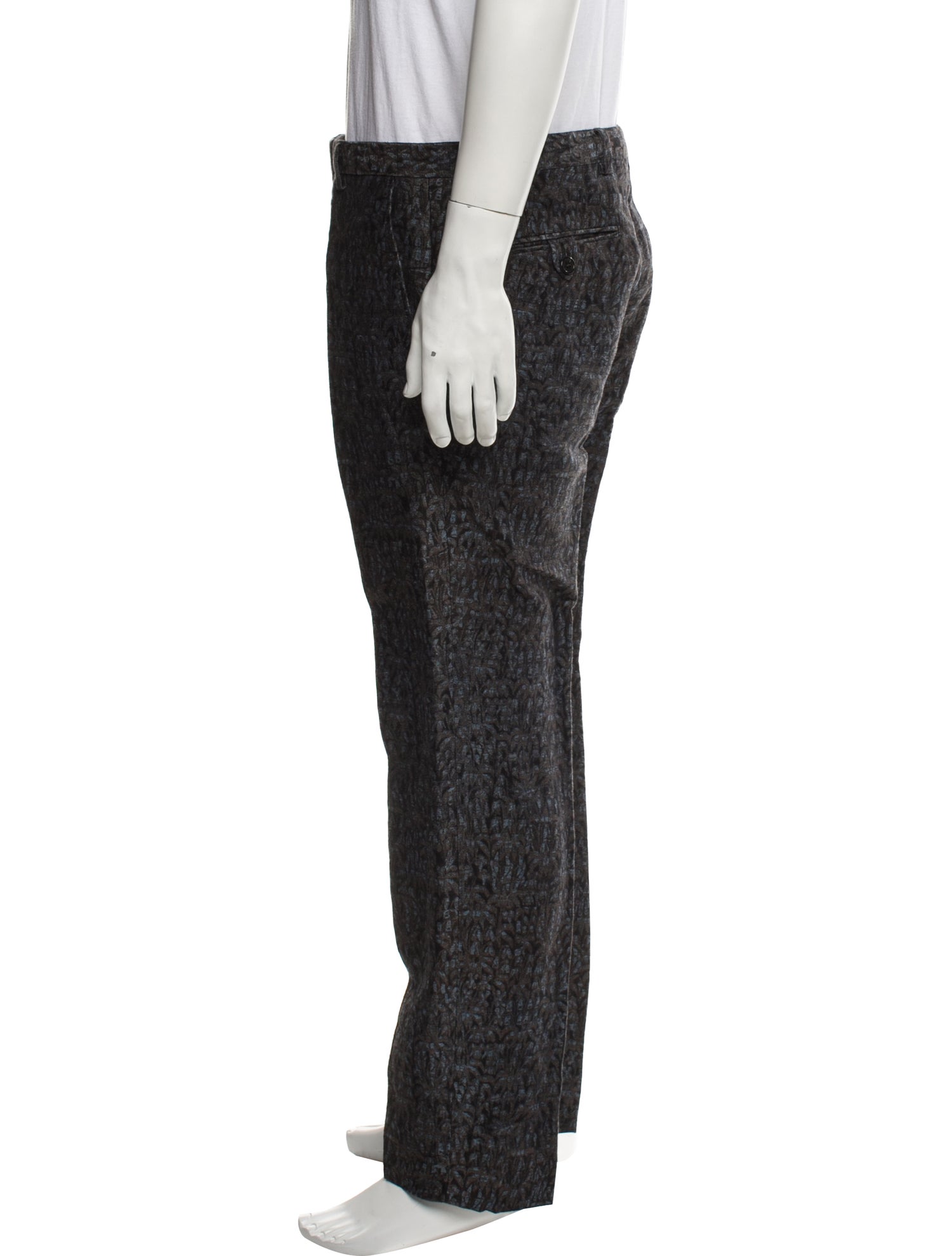 Dries Van Noten Linen Dress Pants