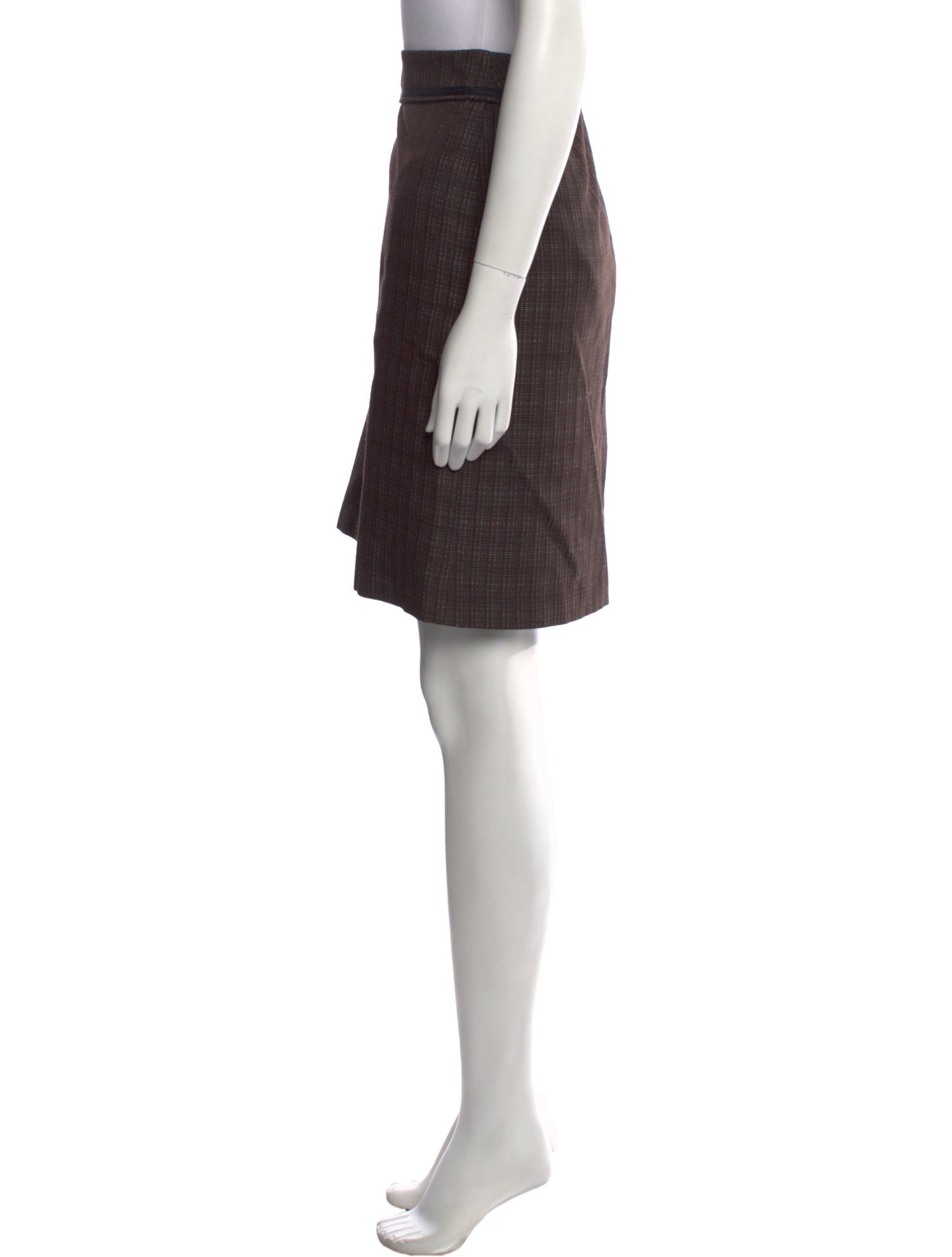 Dries Van Noten Wool Knee-Length Skirt