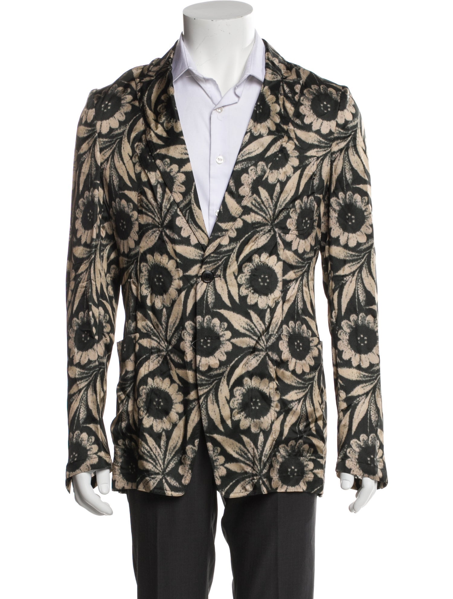 Dries Van Noten Floral Print Jacket
