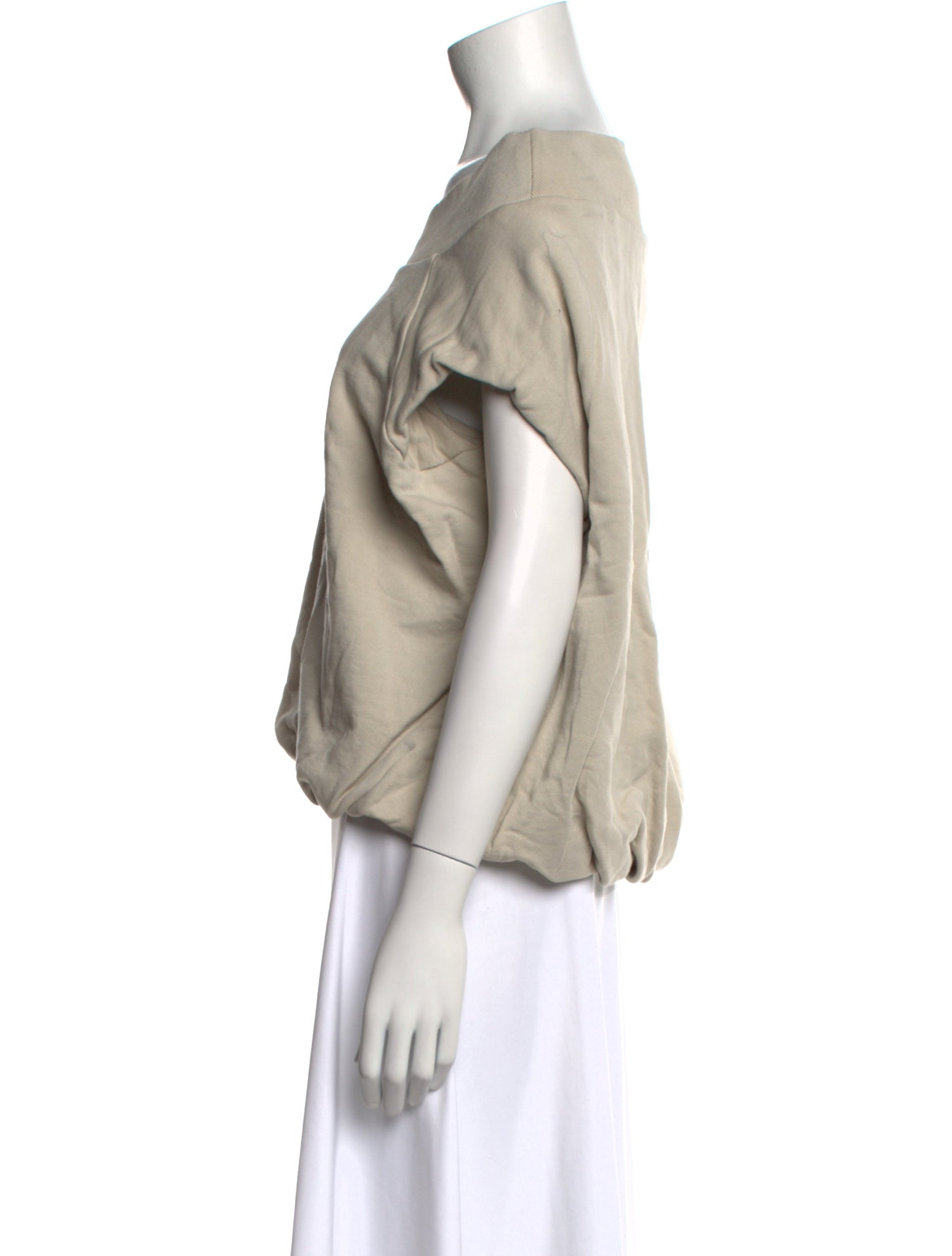 Dries Van Noten Bateau Neckline Short Sleeve Top