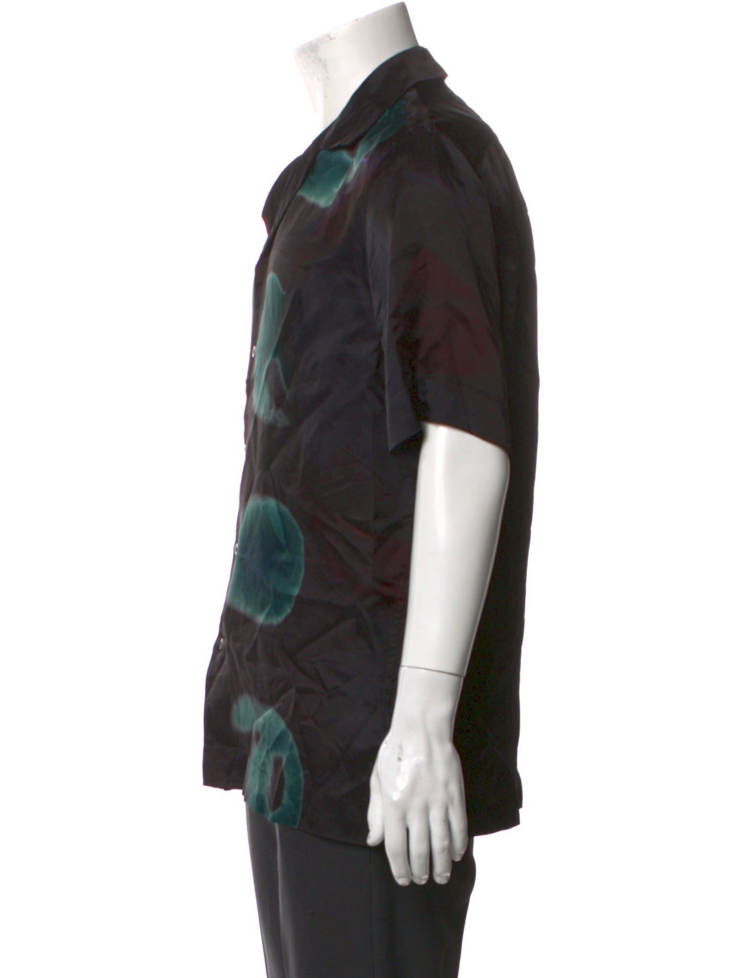 Dries Van Noten Printed Short Sleeve Shirt