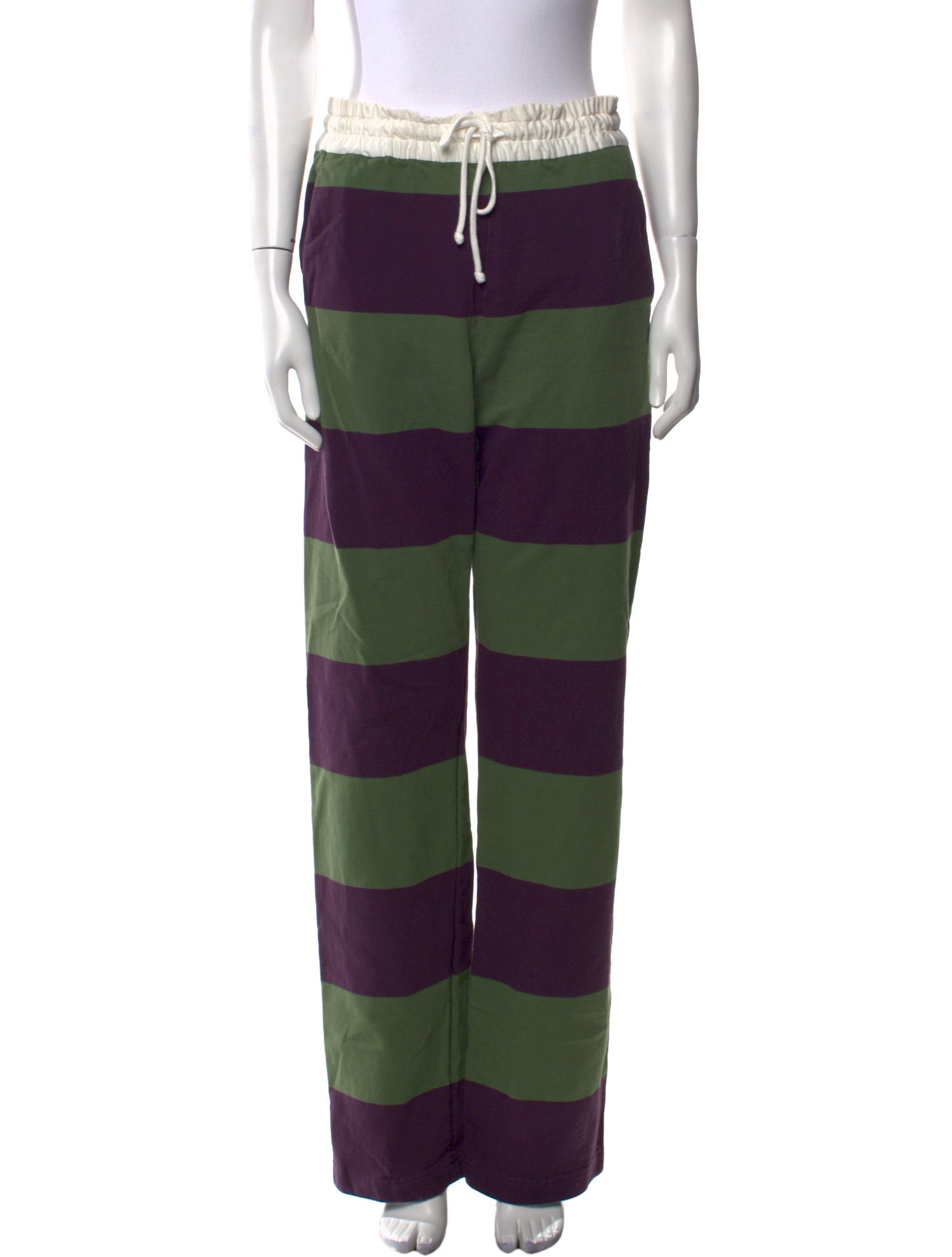 Dries Van Noten Striped Wide Leg Pants