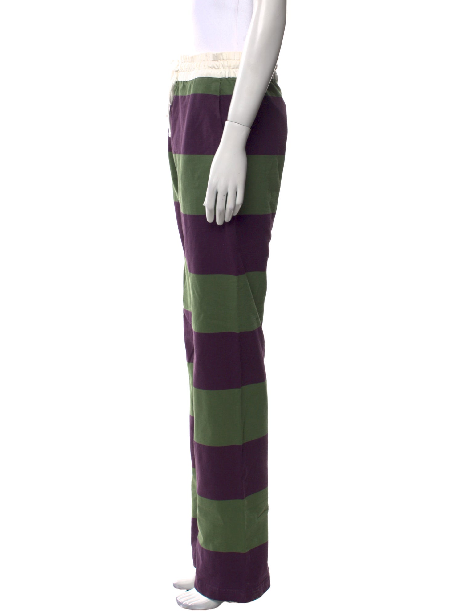 Dries Van Noten Striped Wide Leg Pants