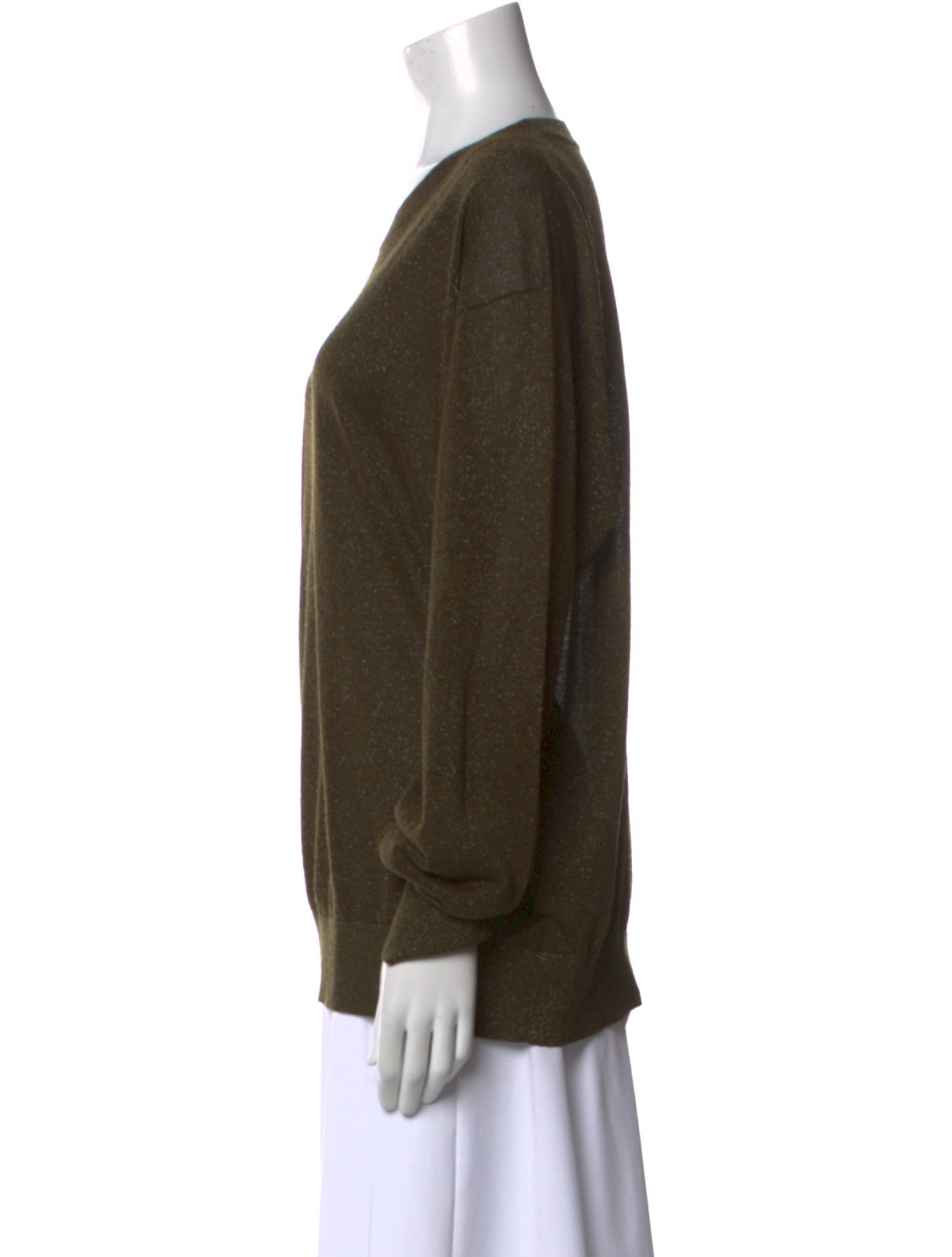 Dries Van Noten Scoop Neck Long Sleeve Sweatshirt