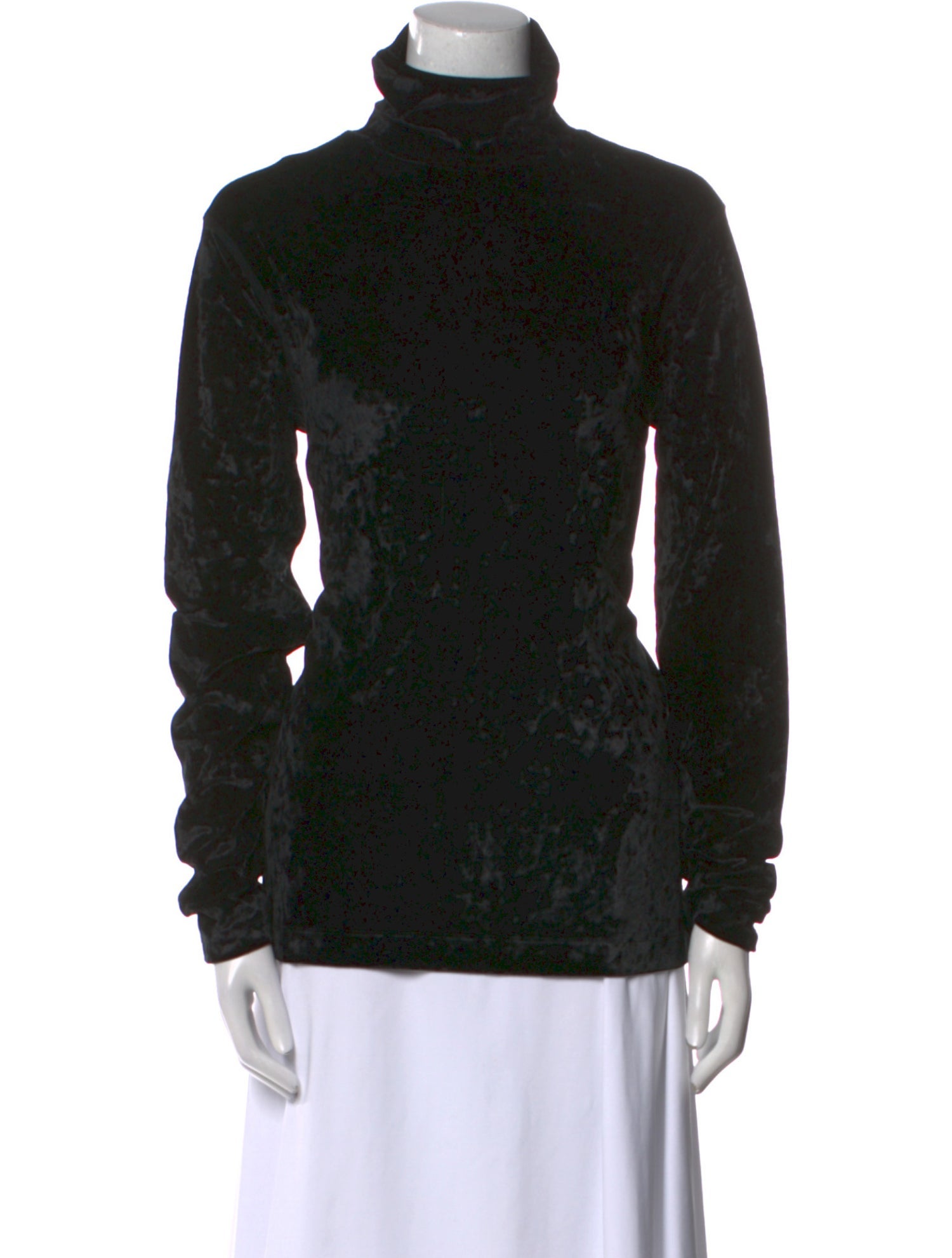 Dries Van Noten Animal Print Turtleneck Sweatshirt