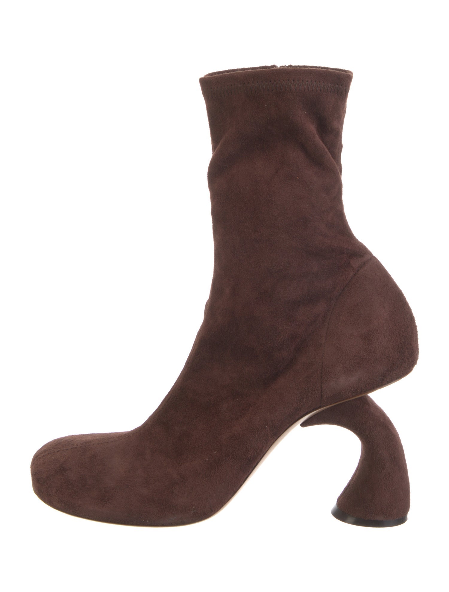 Dries Van Noten Suede Sock Boots