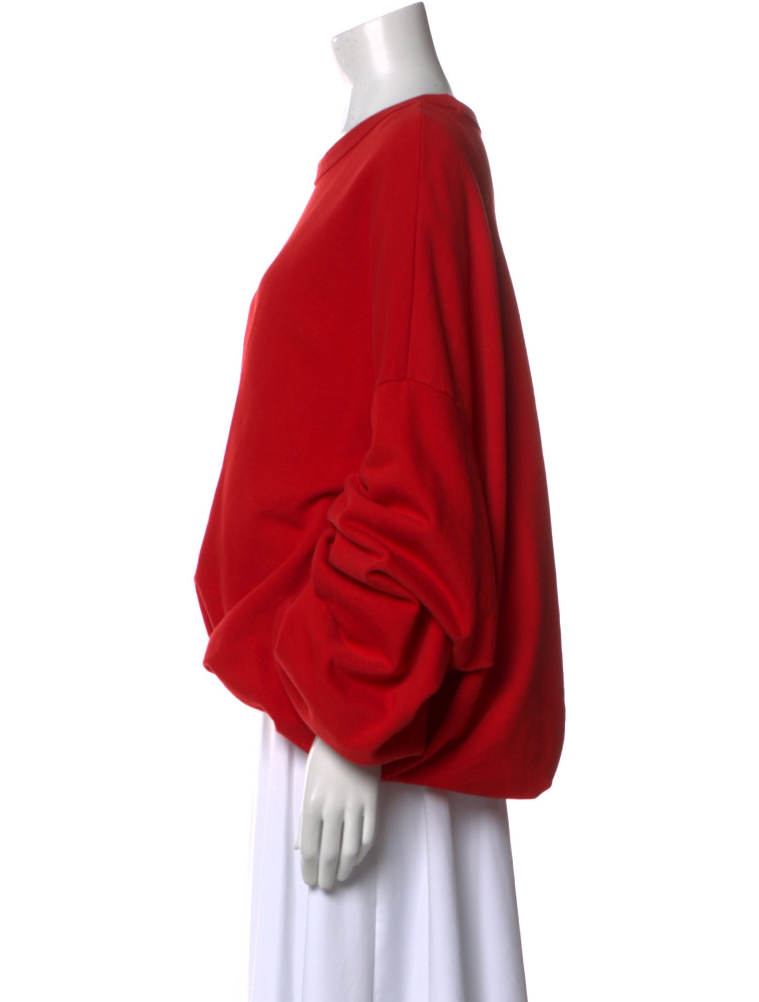 Dries Van Noten Scoop Neck Three-Quarter Sleeve Blouse