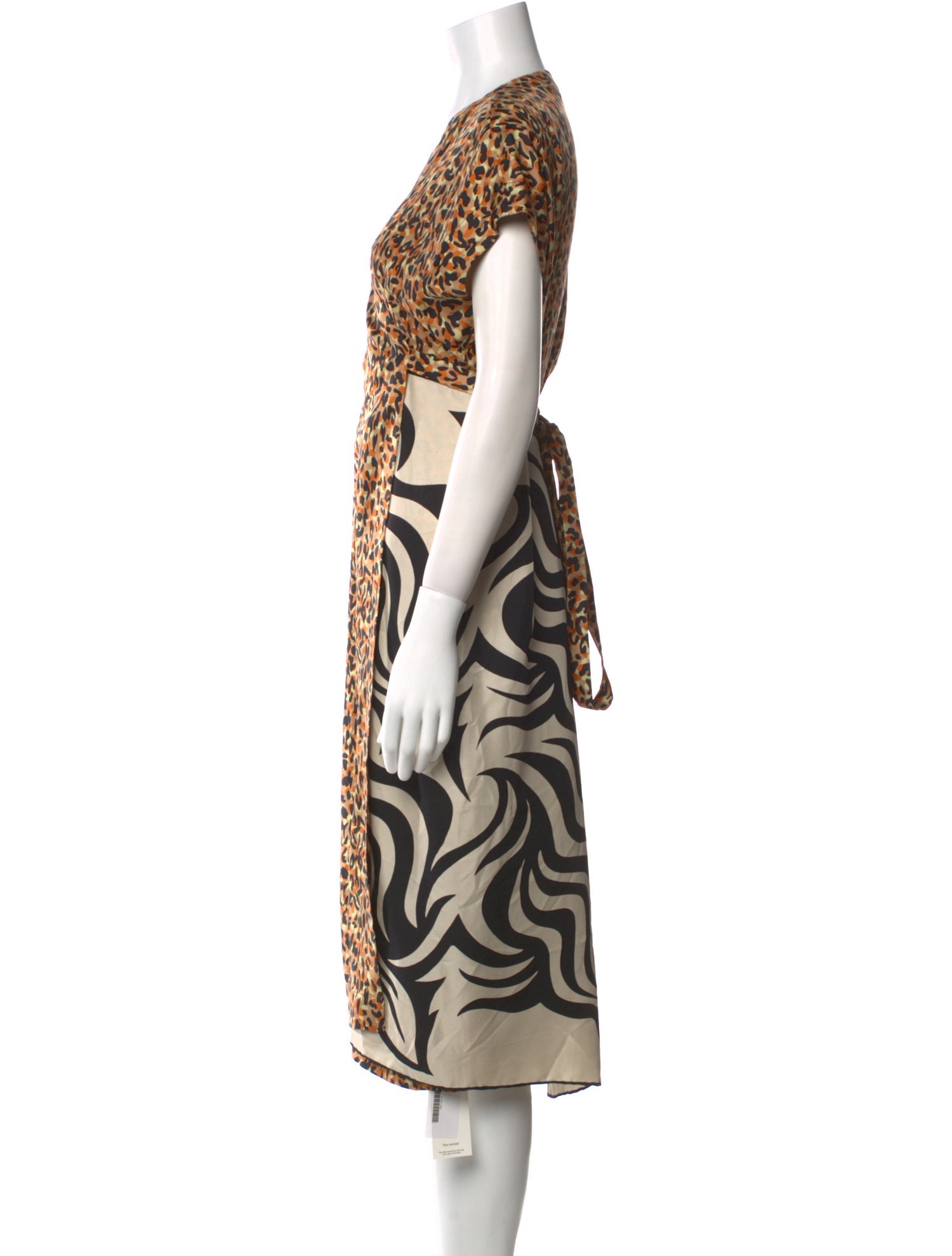 Dries Van Noten Silk Midi Length Dress