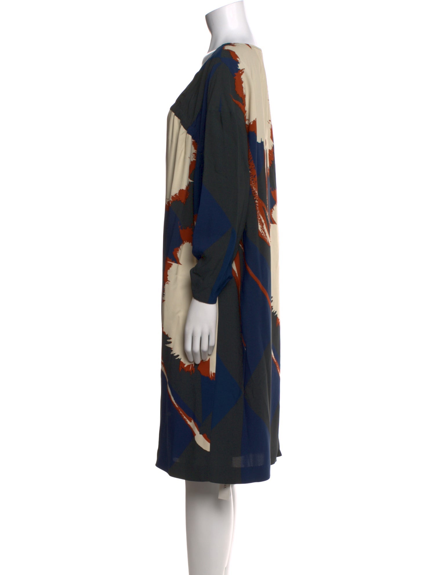 Dries Van Noten Printed Knee-Length Dress