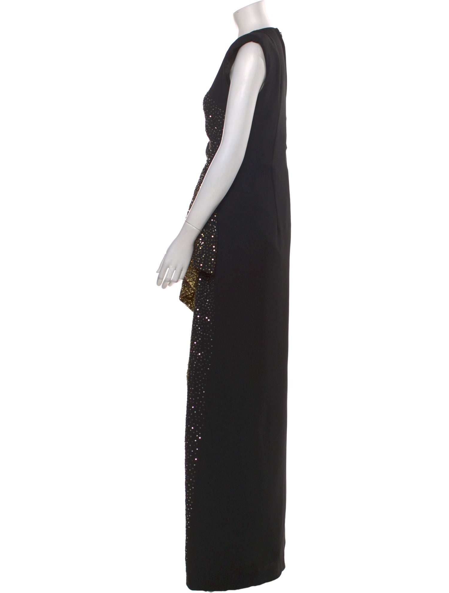 Dries Van Noten Crew Neck Long Dress