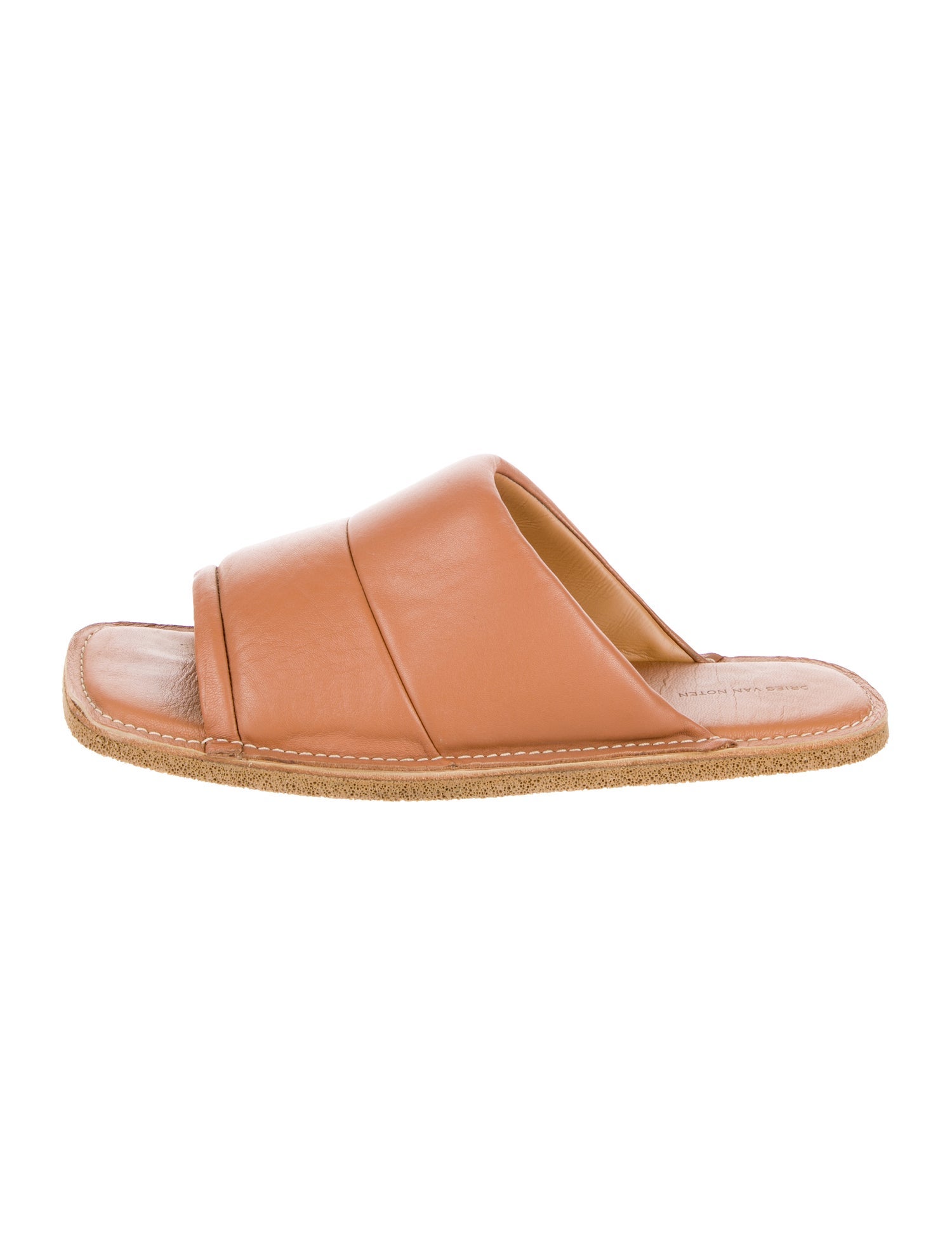 Dries Van Noten Leather Slides