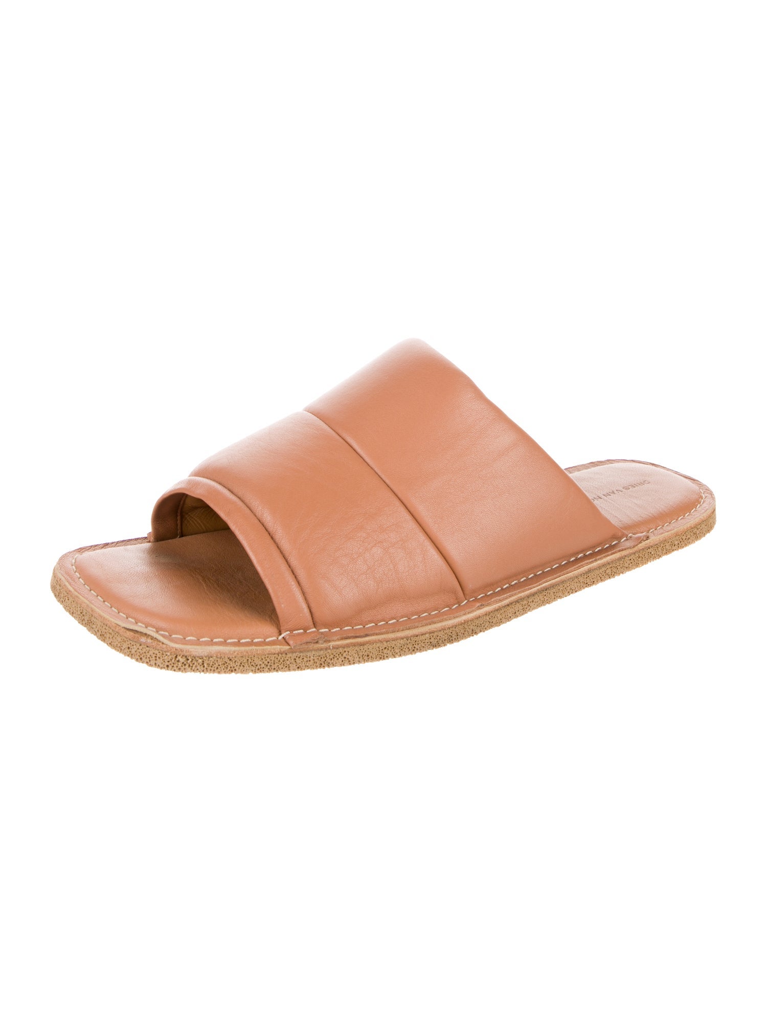 Dries Van Noten Leather Slides