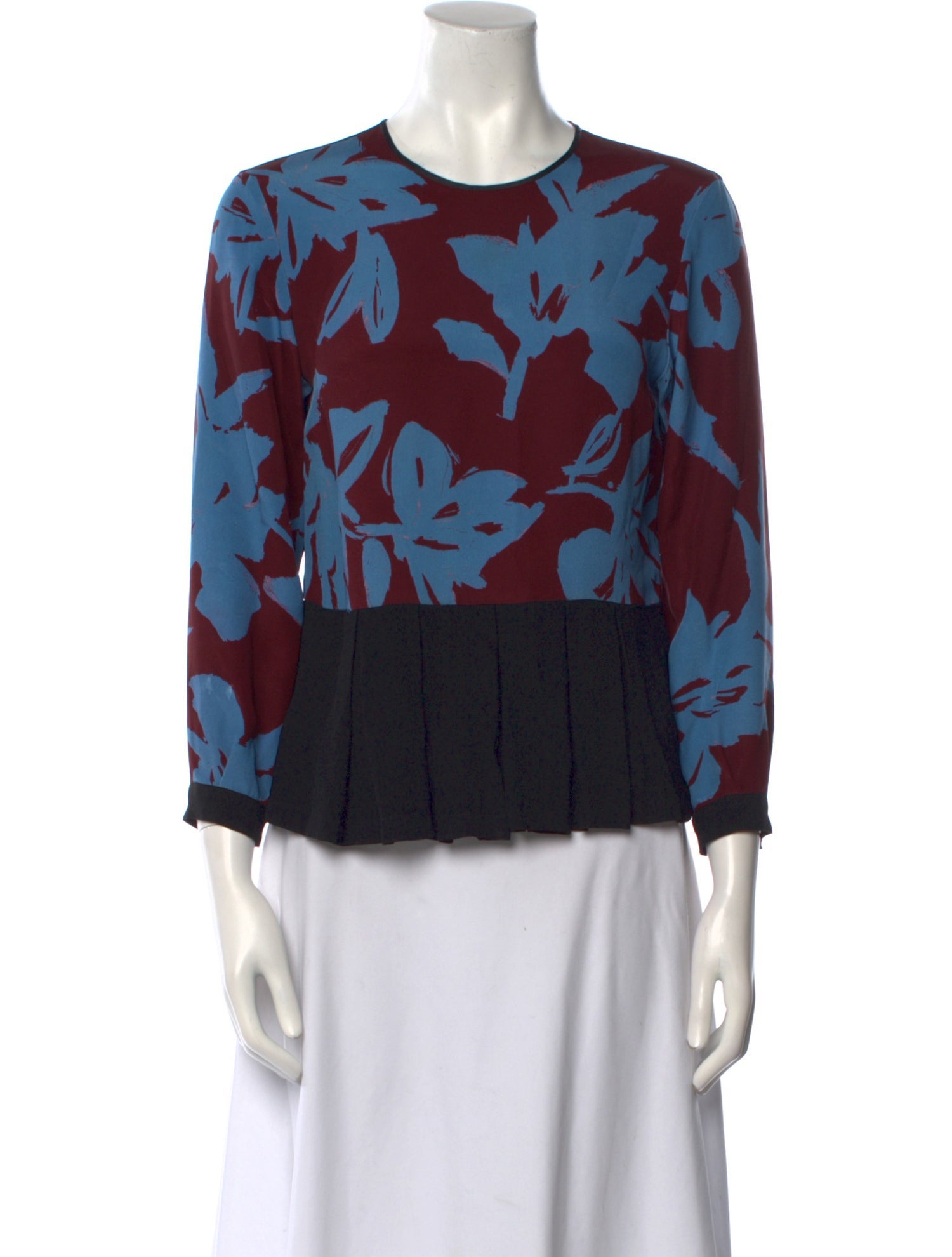 Dries Van Noten Silk Printed Top