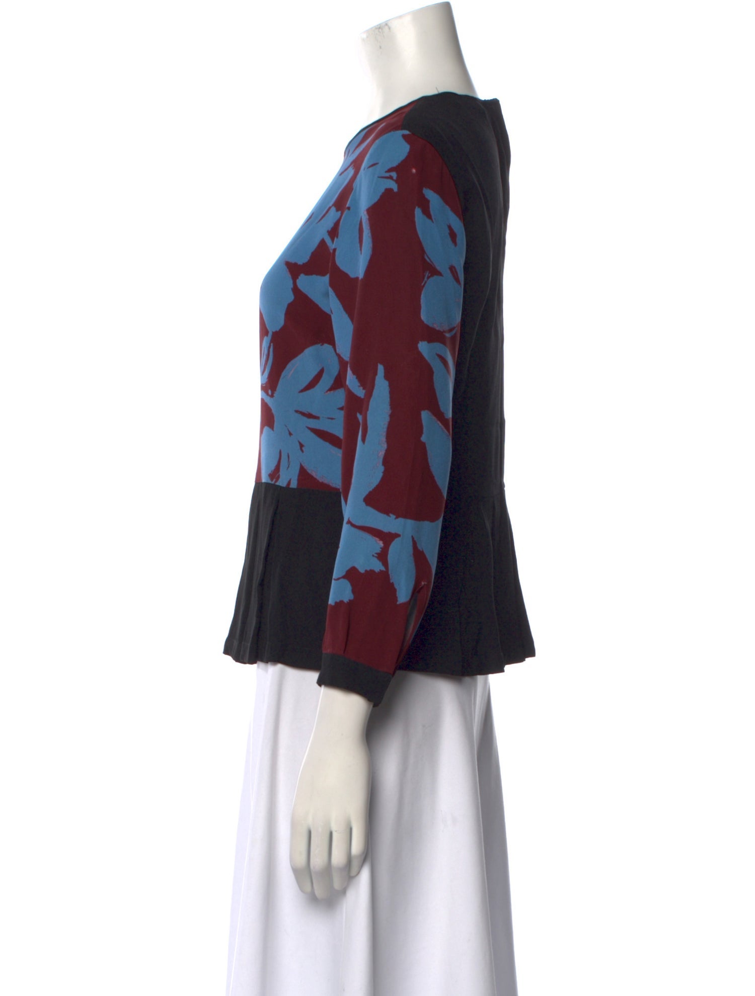 Dries Van Noten Silk Printed Top