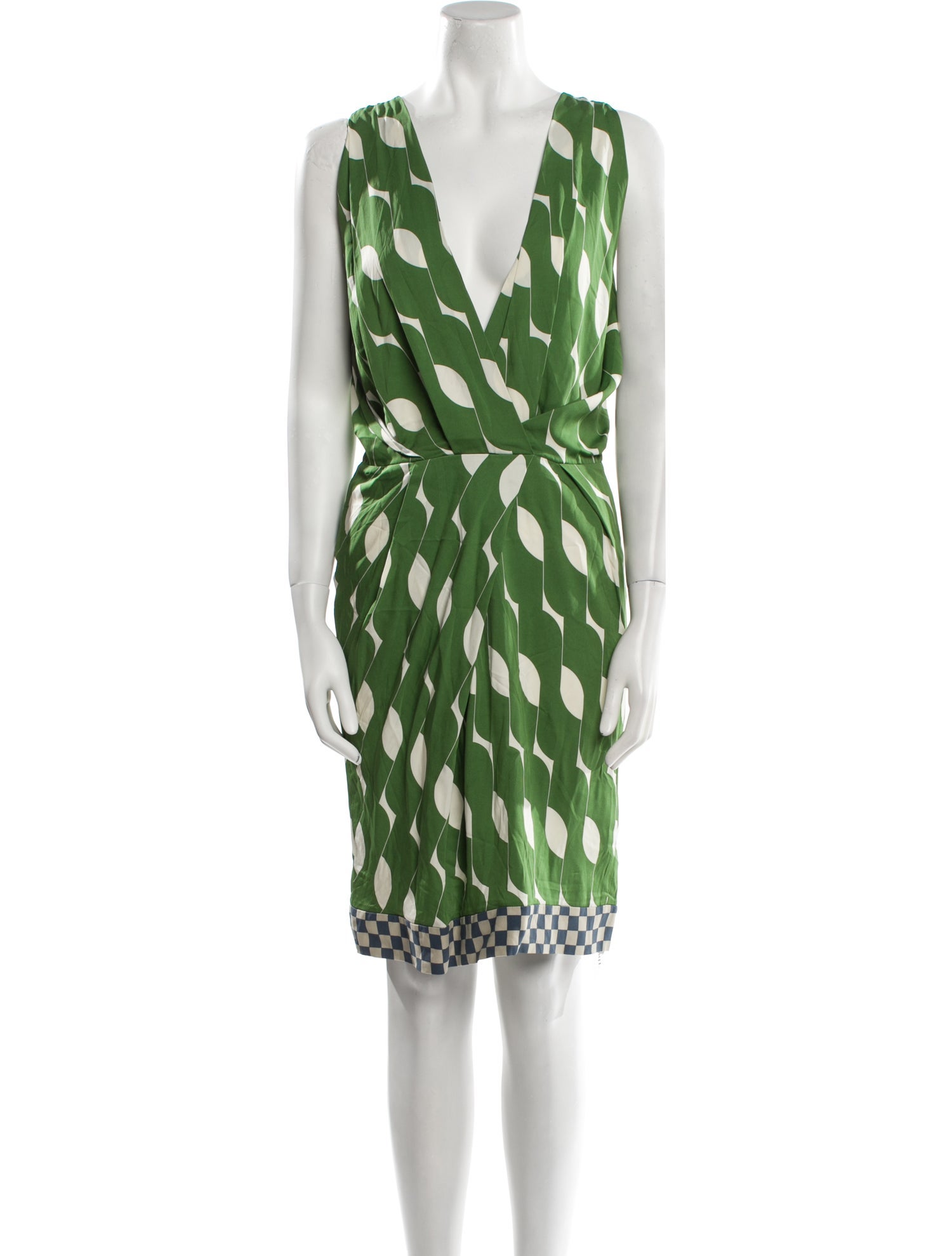 Dries Van Noten Silk Knee-Length Dress w/ Tags