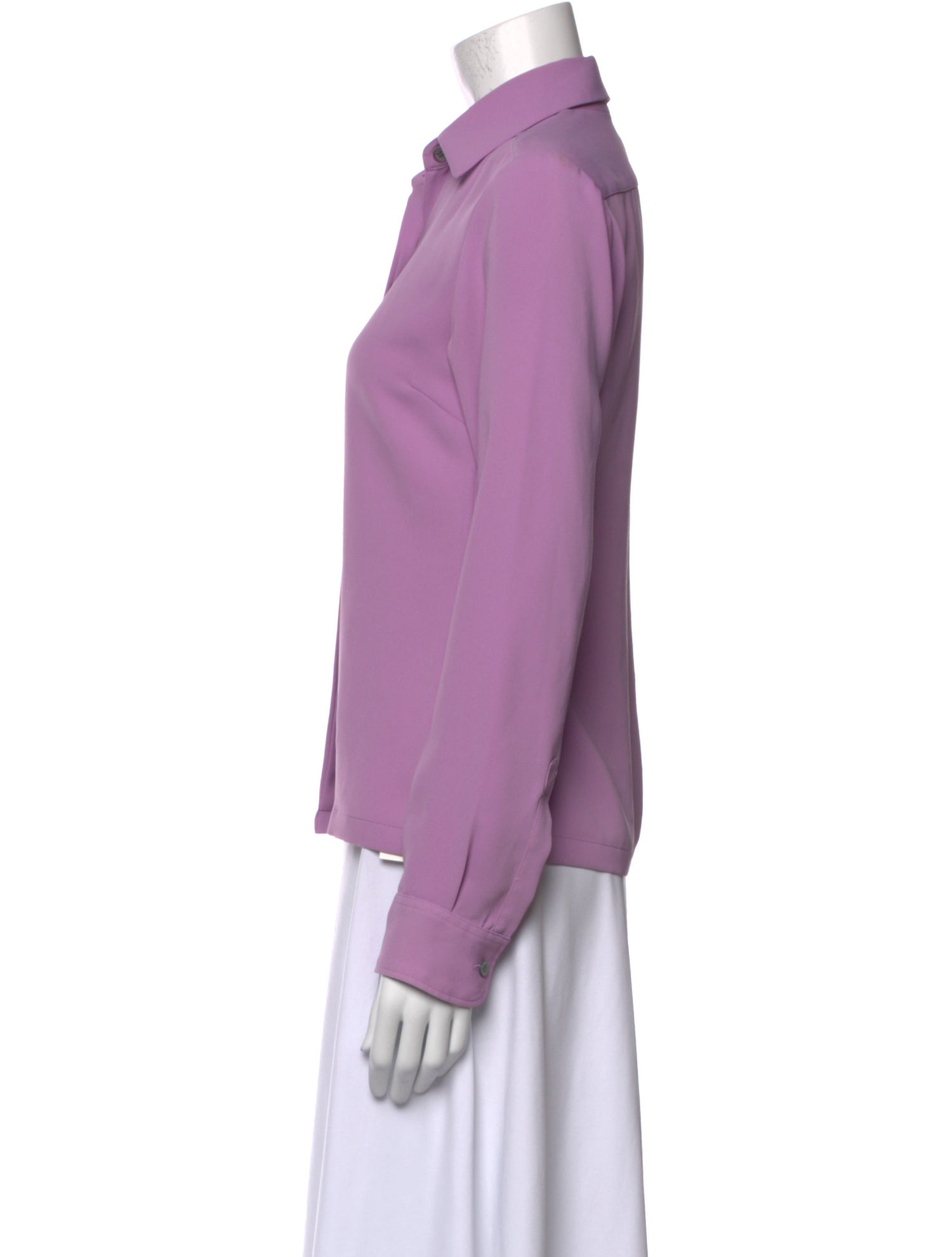 Dries Van Noten Long Sleeve Button-Up Top