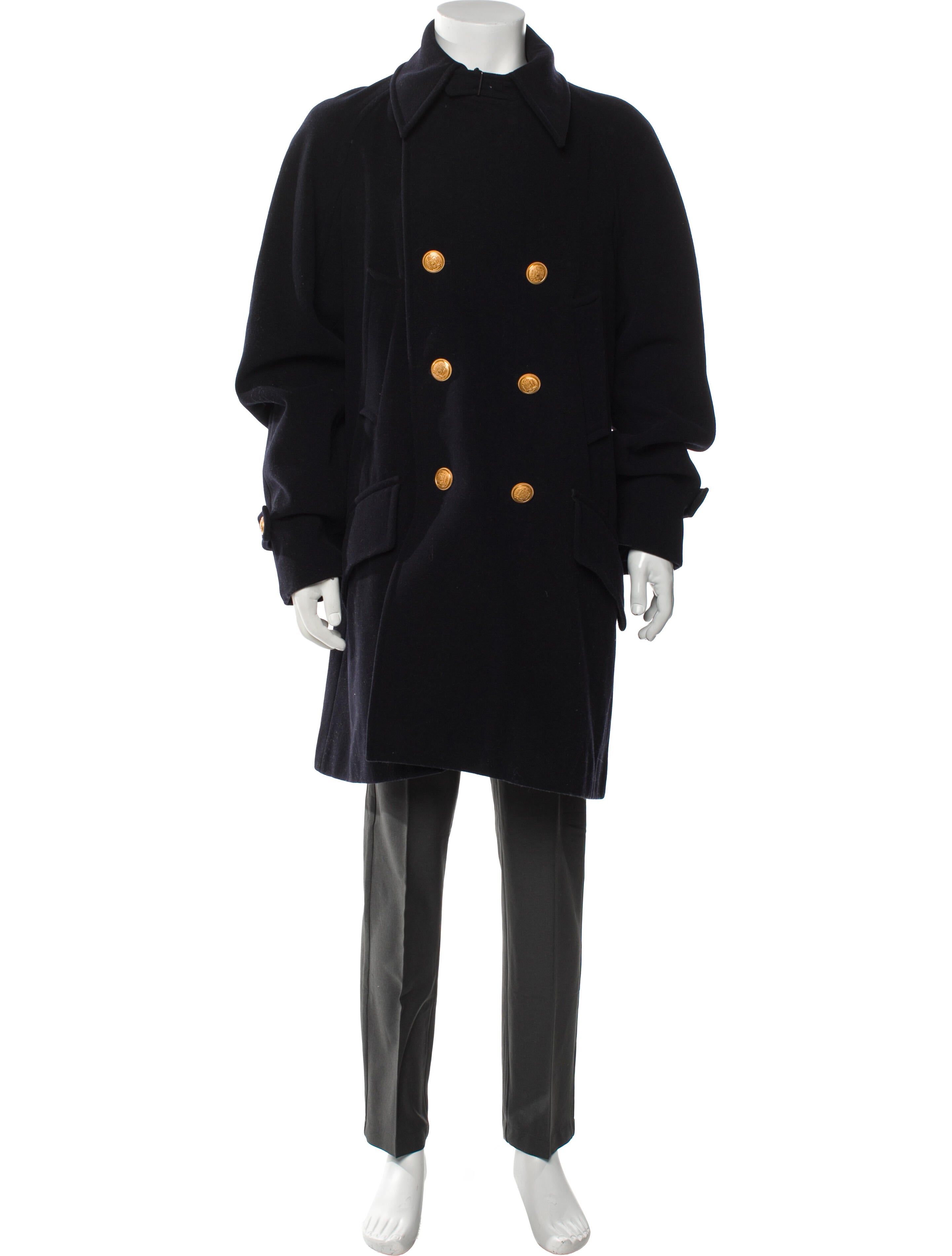 Dries Van Noten Wool Peacoat