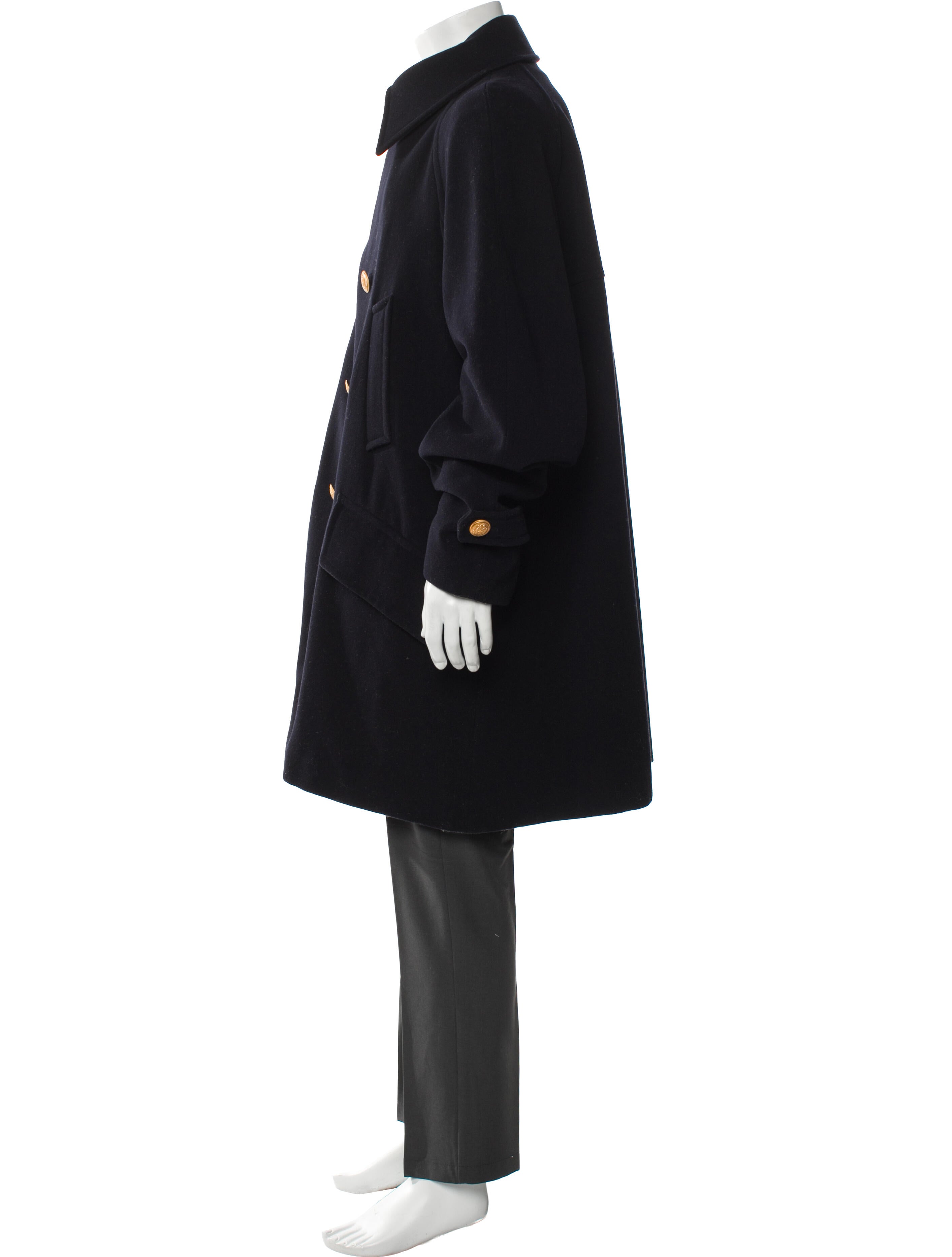 Dries Van Noten Wool Peacoat