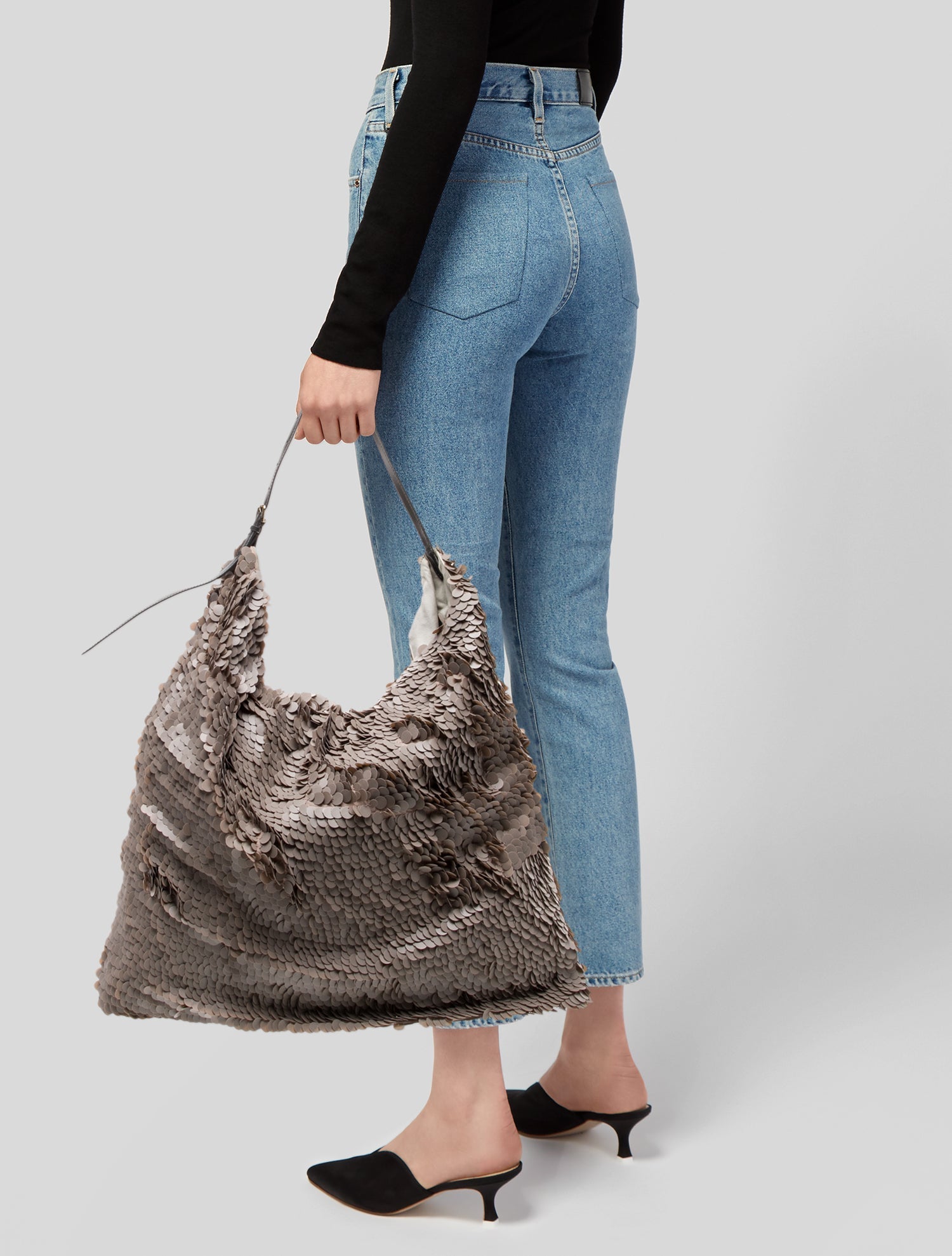 Dries Van Noten Sequins Hobo w/ Tags