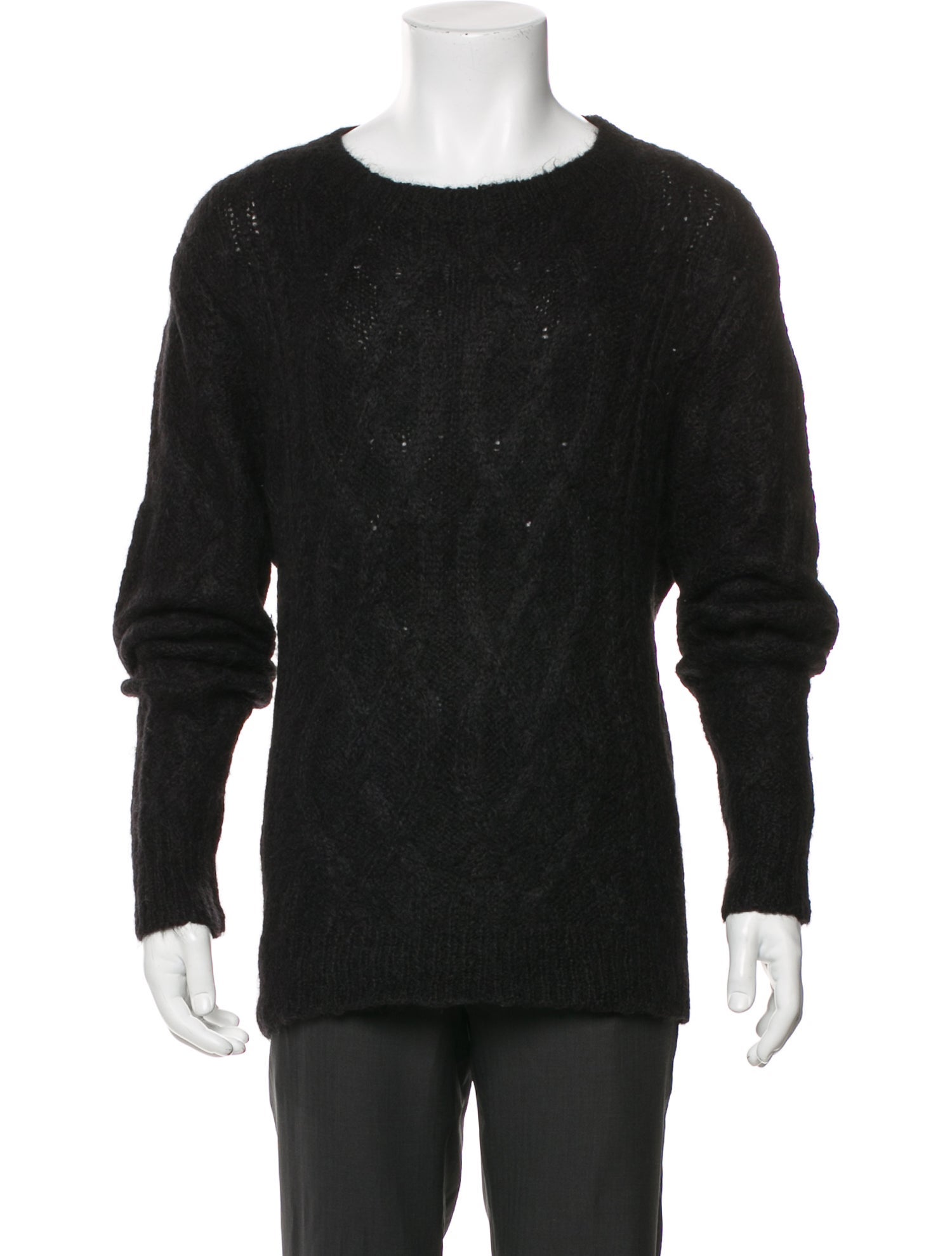 Dries Van Noten Alpaca Crew Neck Pullover
