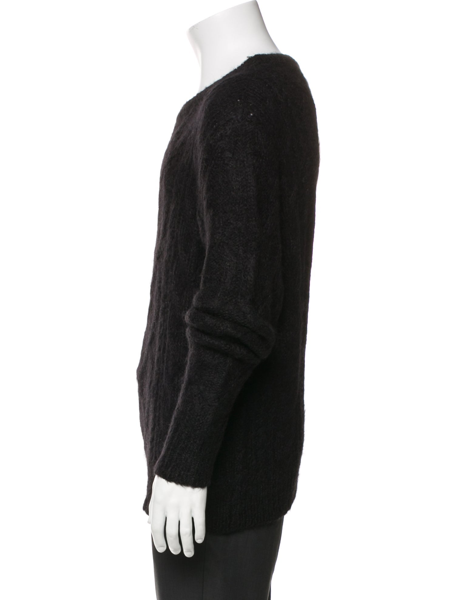 Dries Van Noten Alpaca Crew Neck Pullover