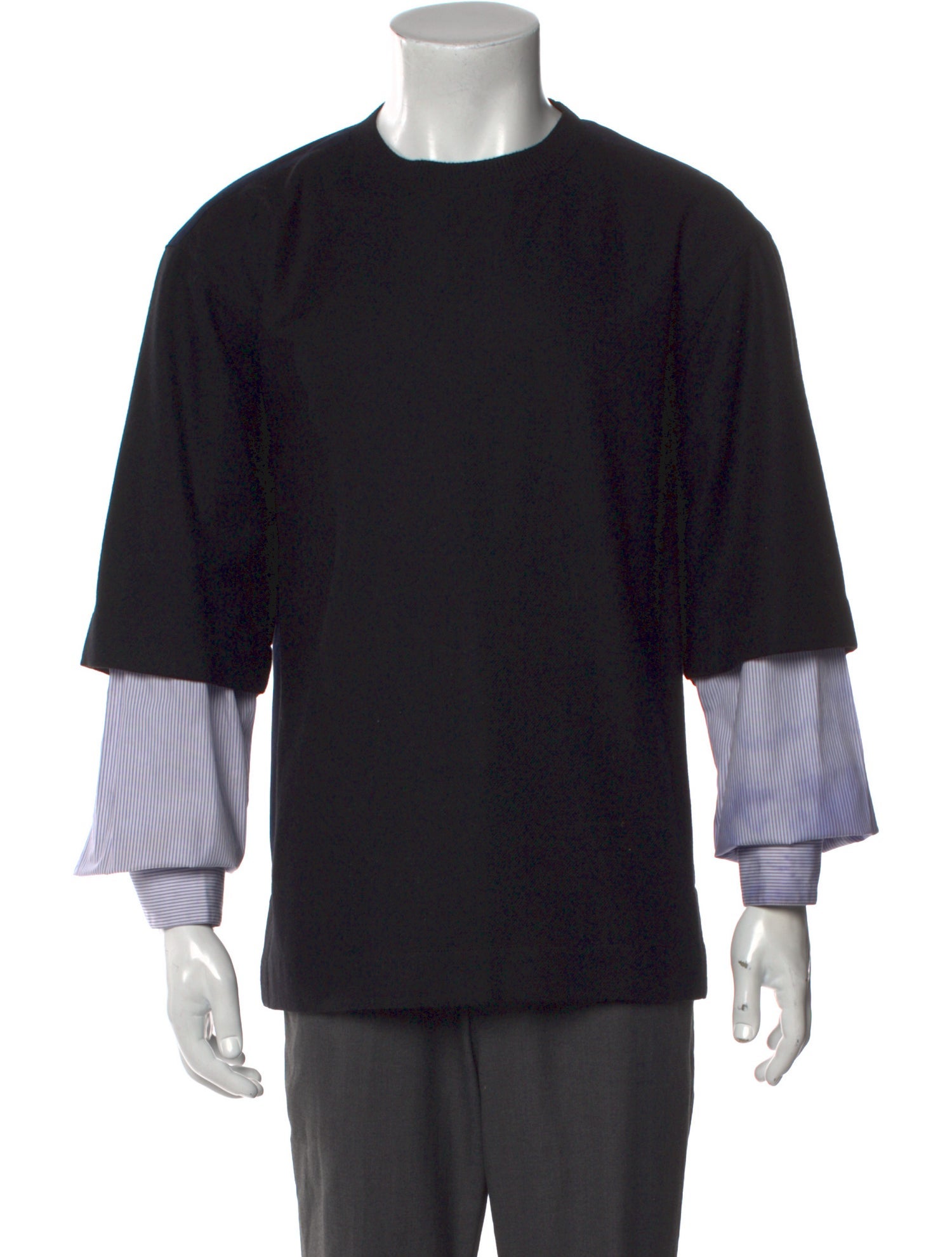 Dries Van Noten Crew Neck Long Sleeve Pullover