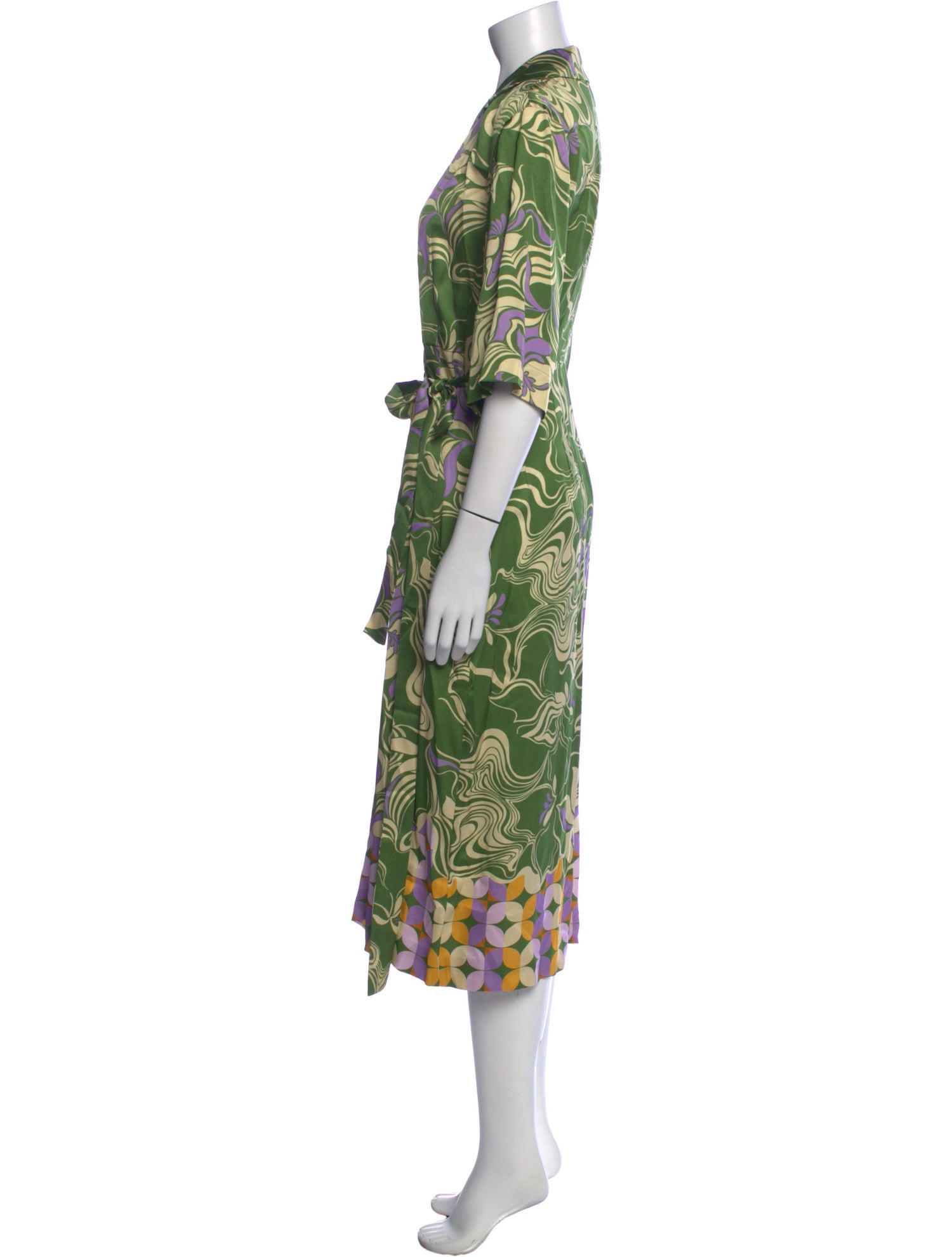 Dries Van Noten Printed Midi Length Dress w/ Tags