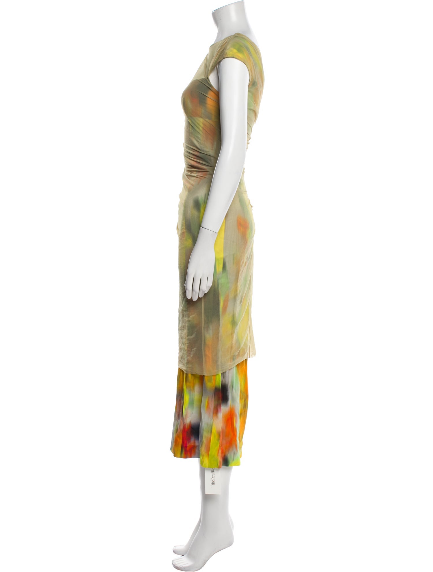 Dries Van Noten Printed Long Dress