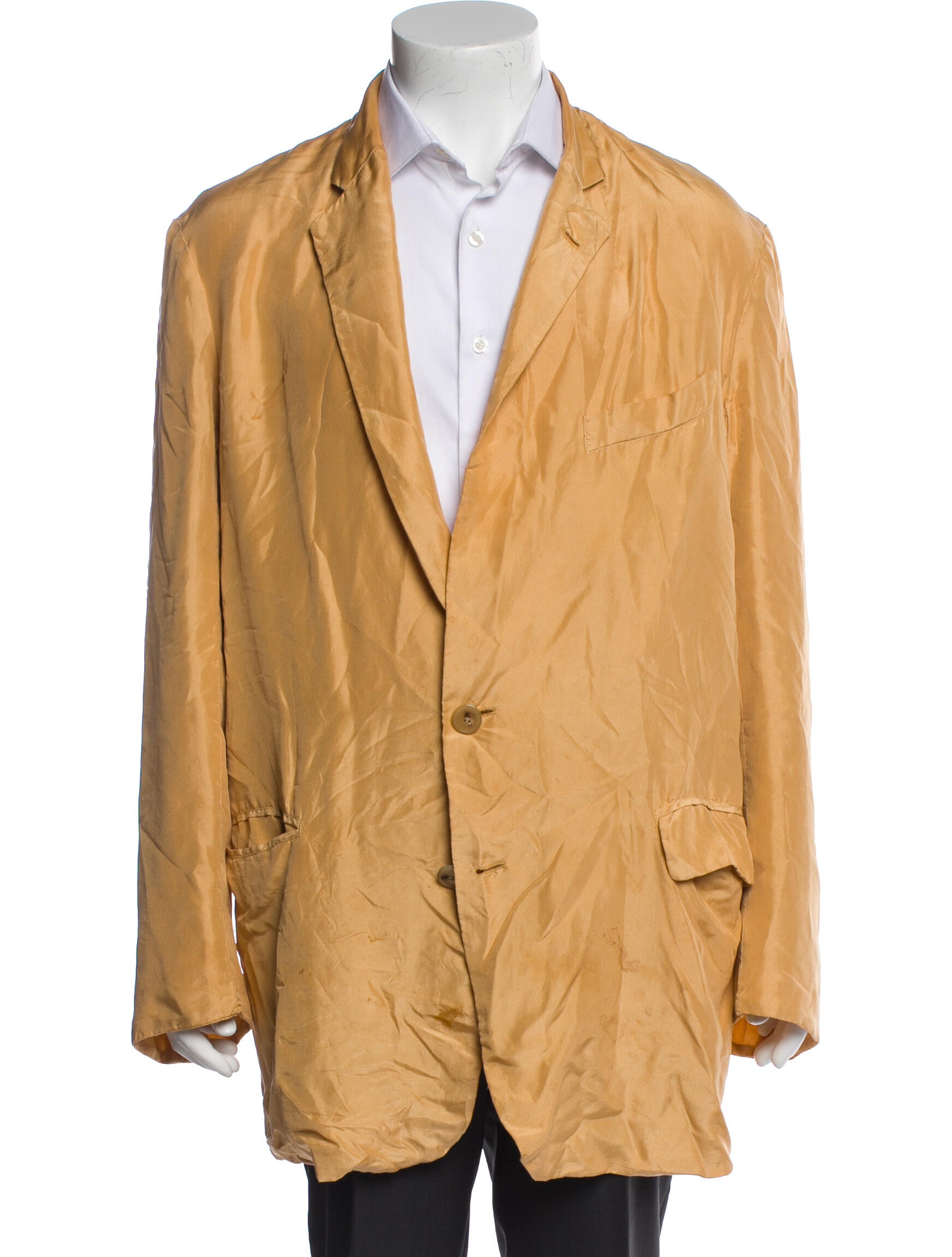Dries Van Noten Silk Overcoat