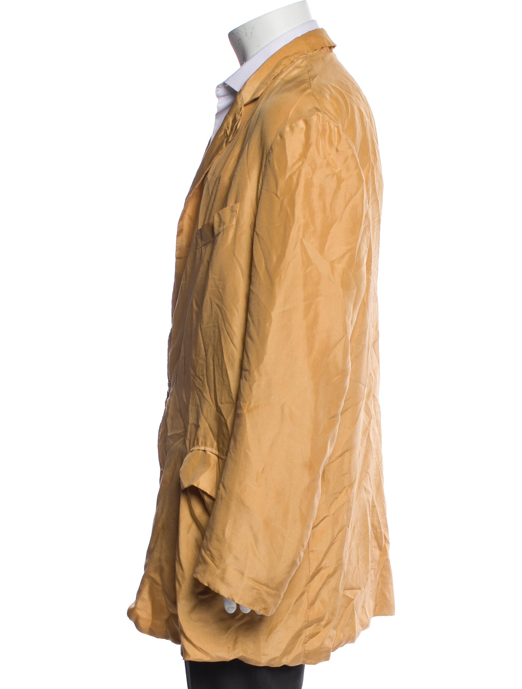 Dries Van Noten Silk Overcoat