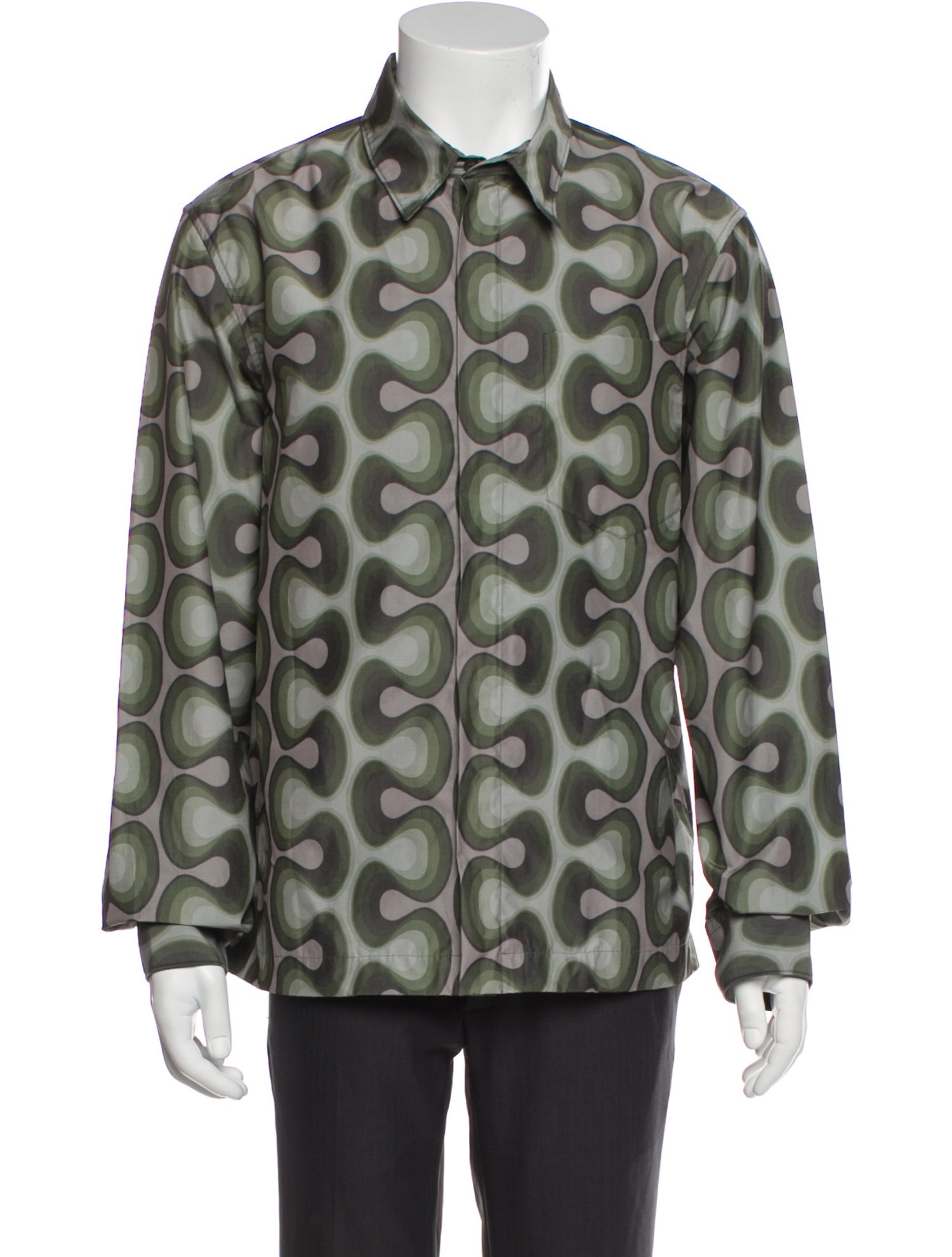Dries Van Noten Printed Windbreaker
