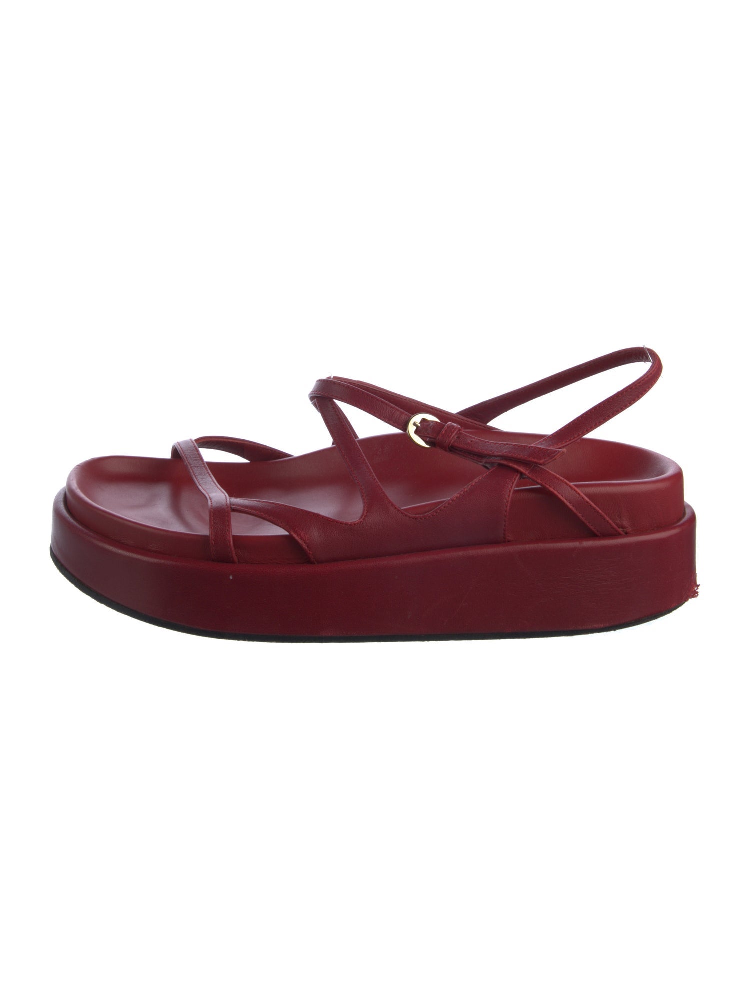 Dries Van Noten Leather Slingback Sandals