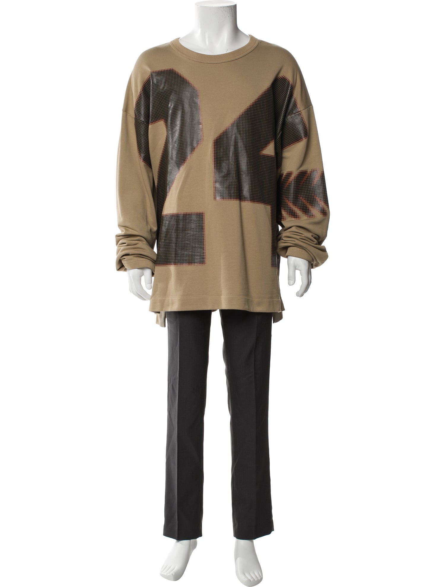 Dries Van Noten Graphic Print Crew Neck Sweatshirt