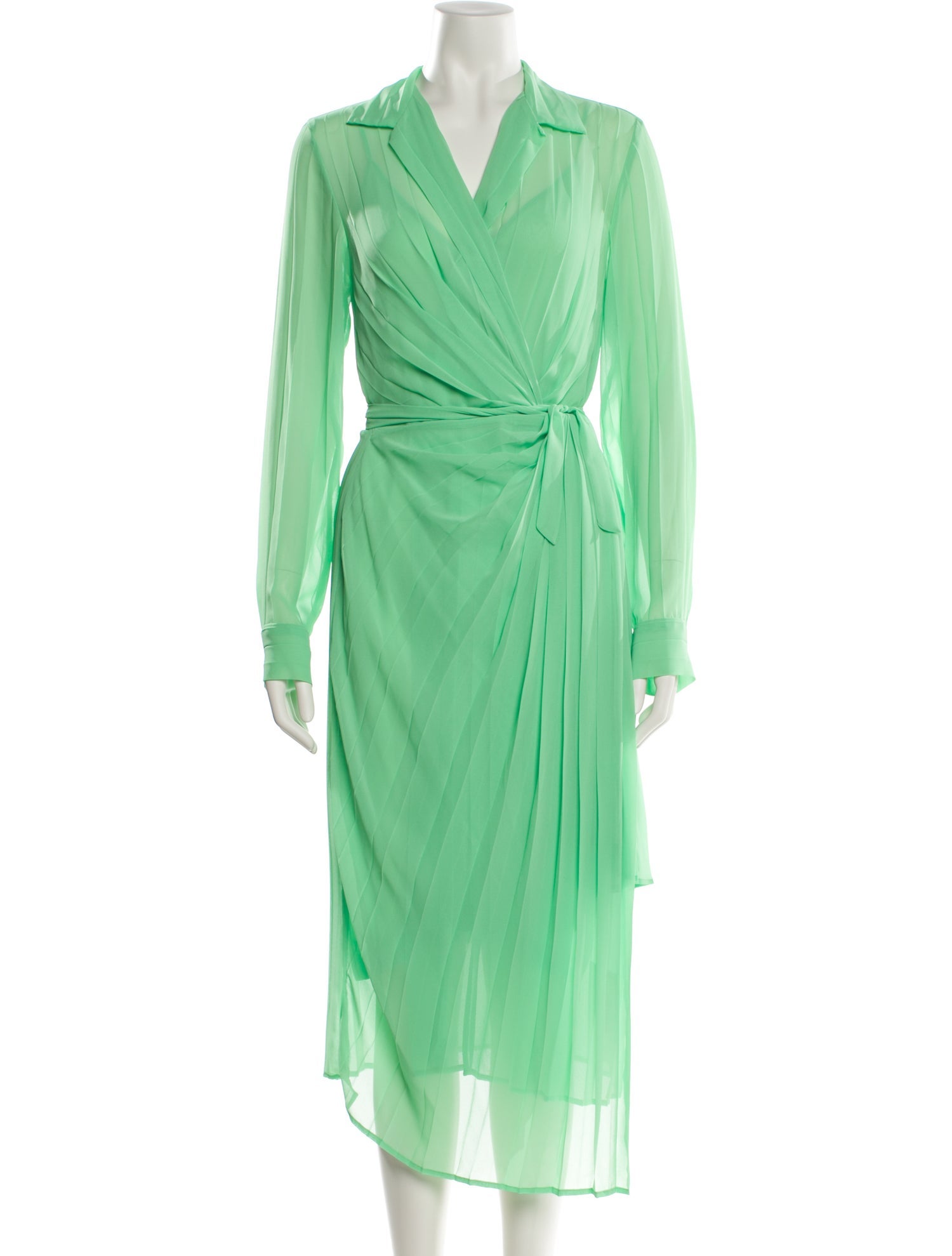 Dries Van Noten V-Neck Long Dress