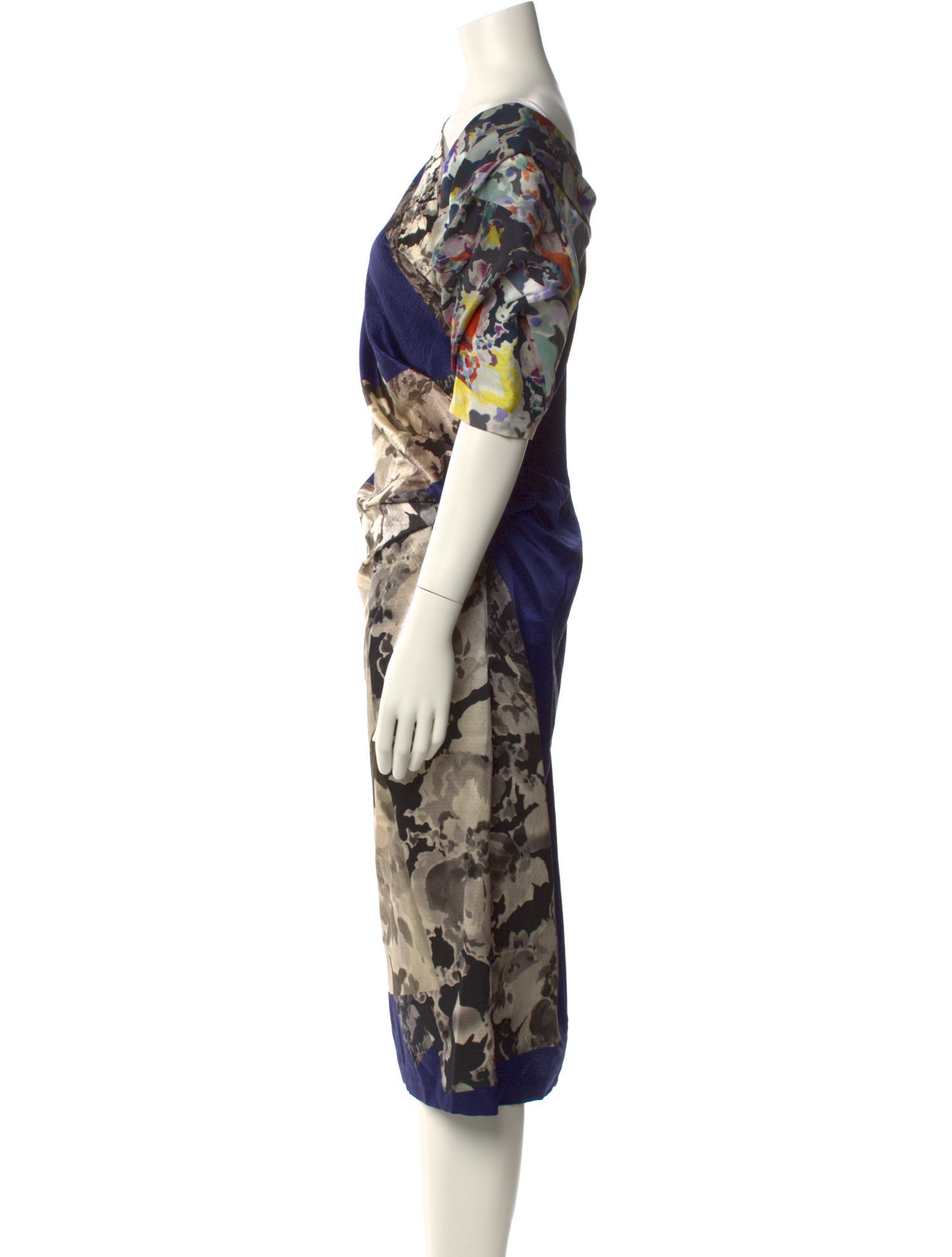 Dries Van Noten Printed Midi Length Dress