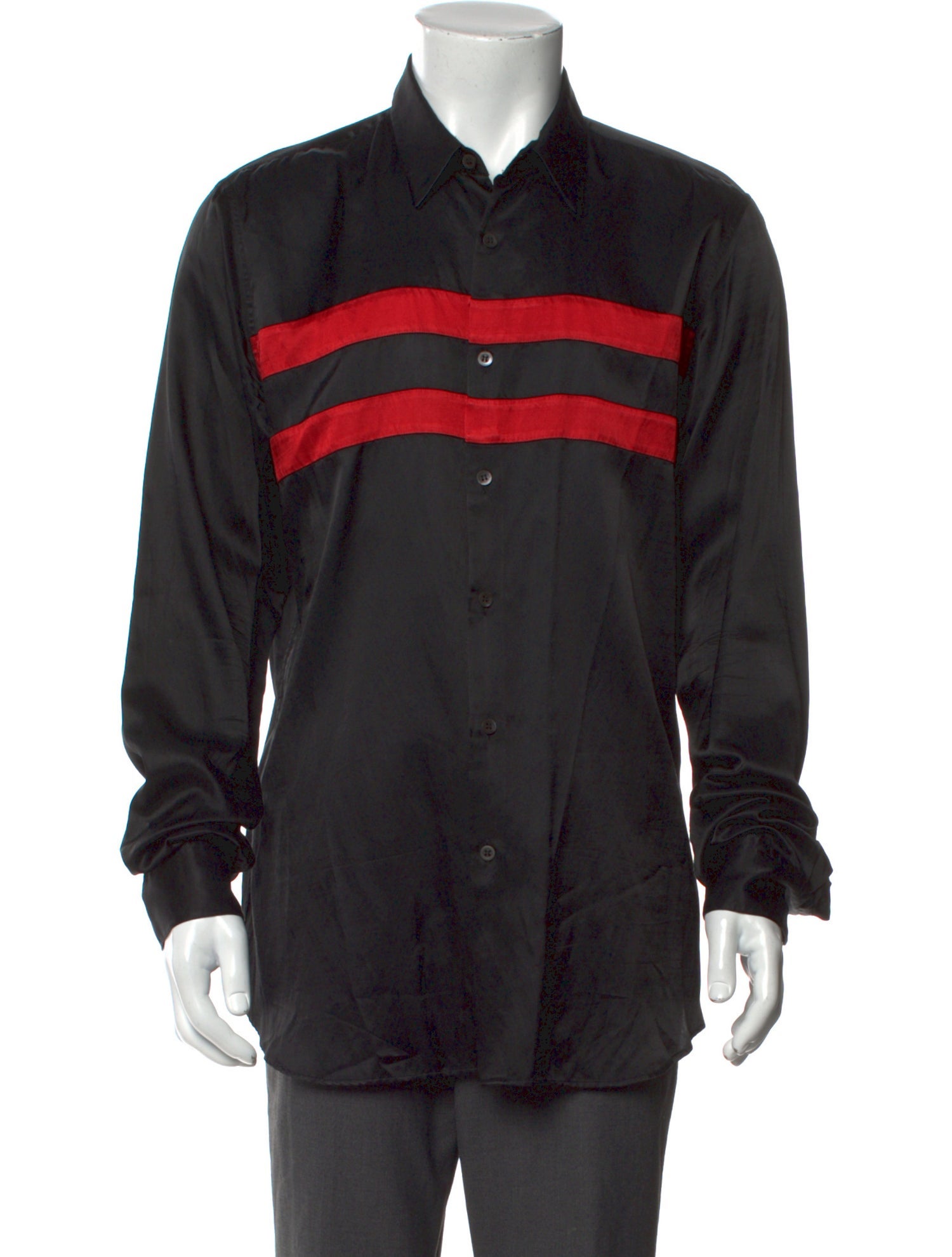 Dries Van Noten Striped Long Sleeve Shirt